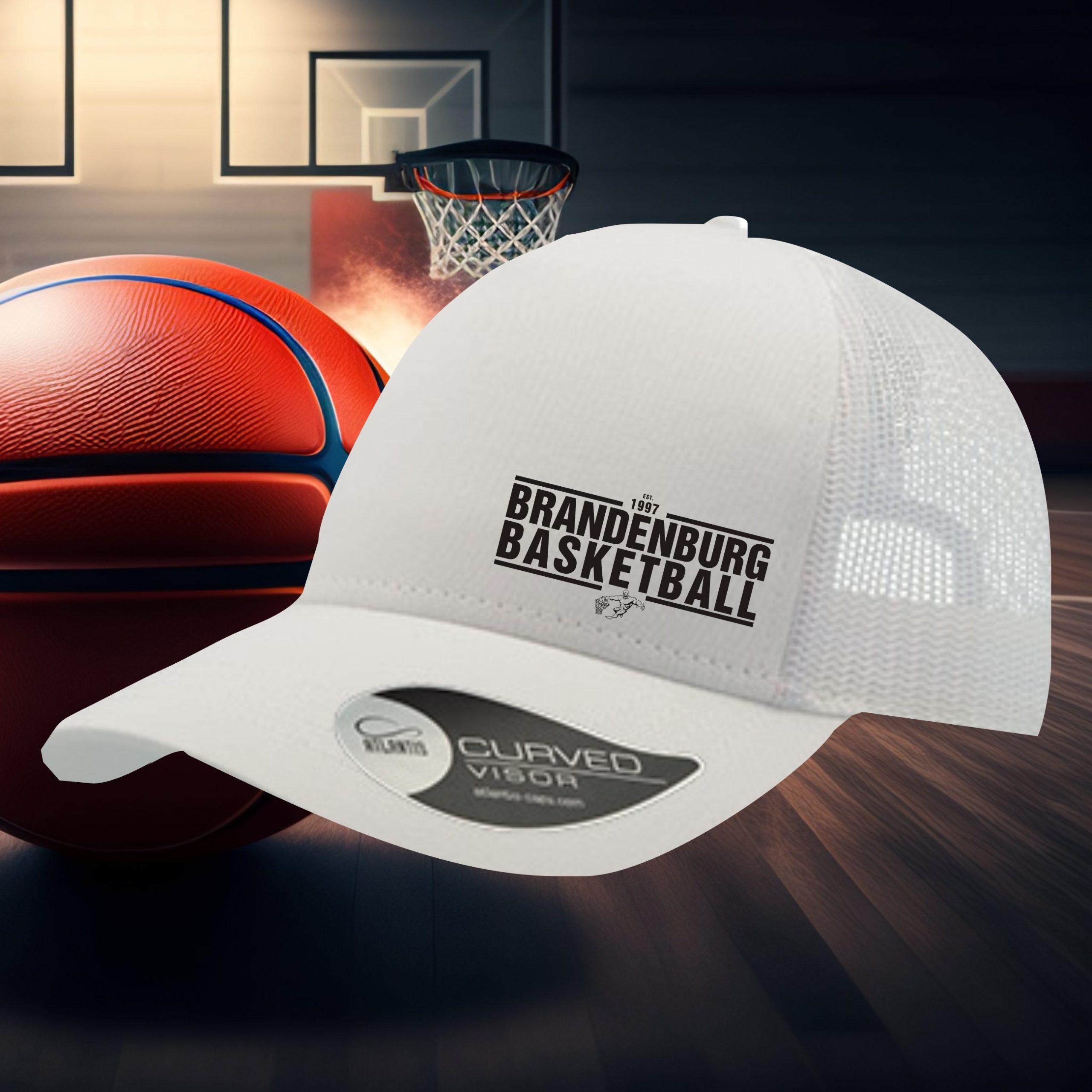 Rapper Cotton Truckercap Basket Brandenburg classics • Uni • div. Motive – Bild 6