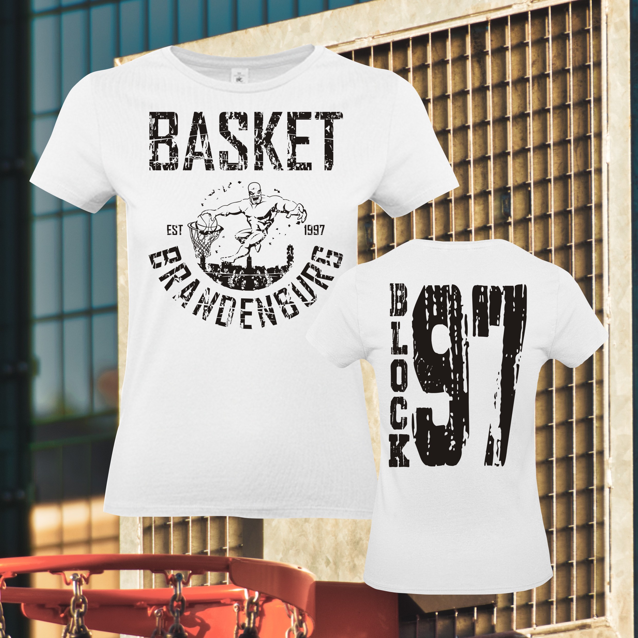 Basket Block97 • T‑Shirt • Damen – Bild 5