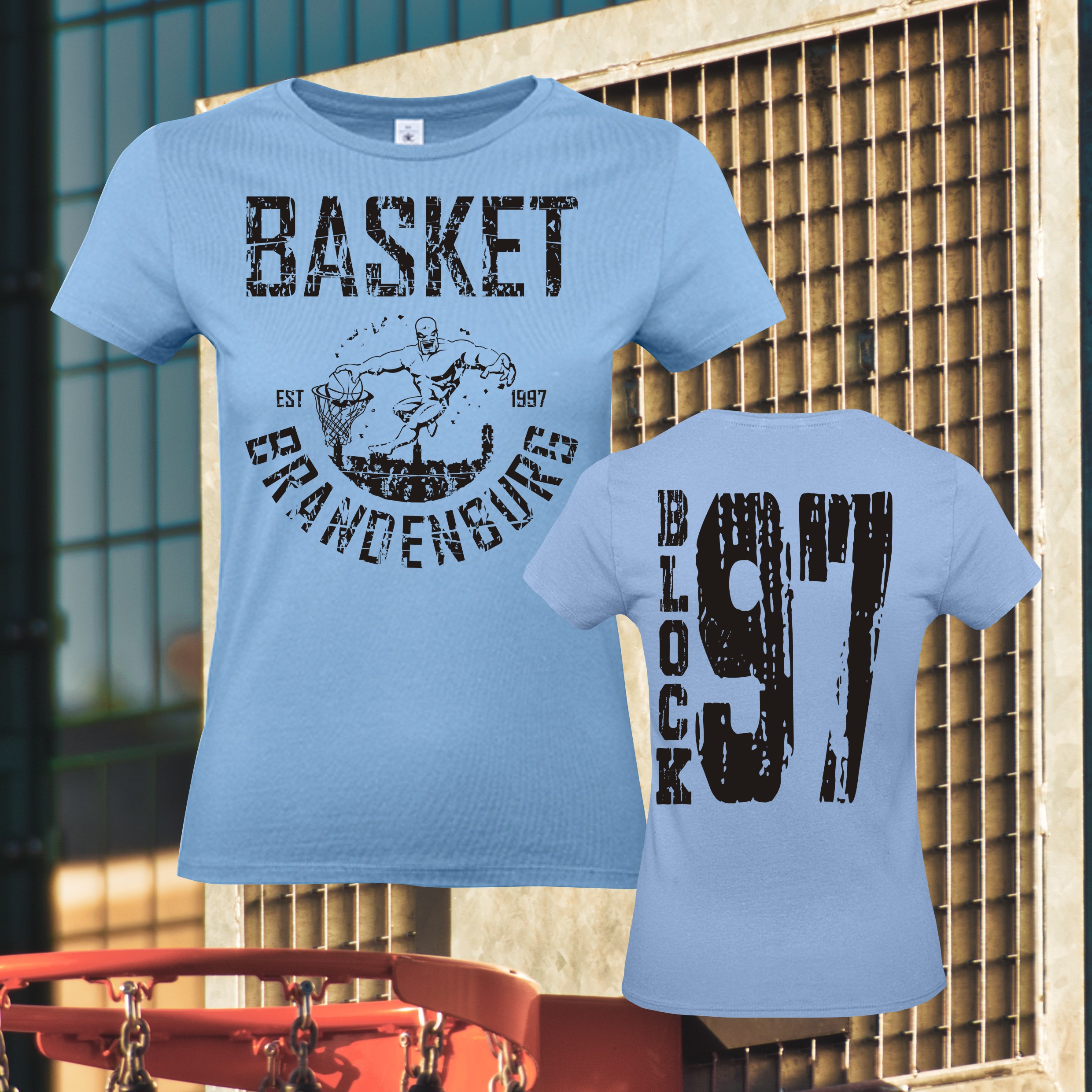 Basket Block97 • T‑Shirt • Damen – Bild 6