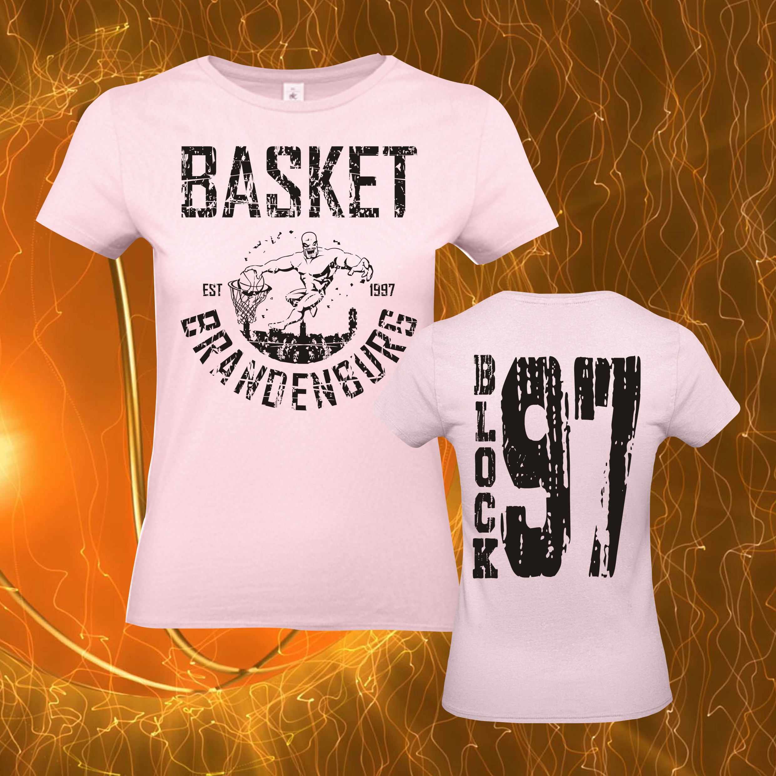 Basket Block97 • T‑Shirt • Damen – Bild 7