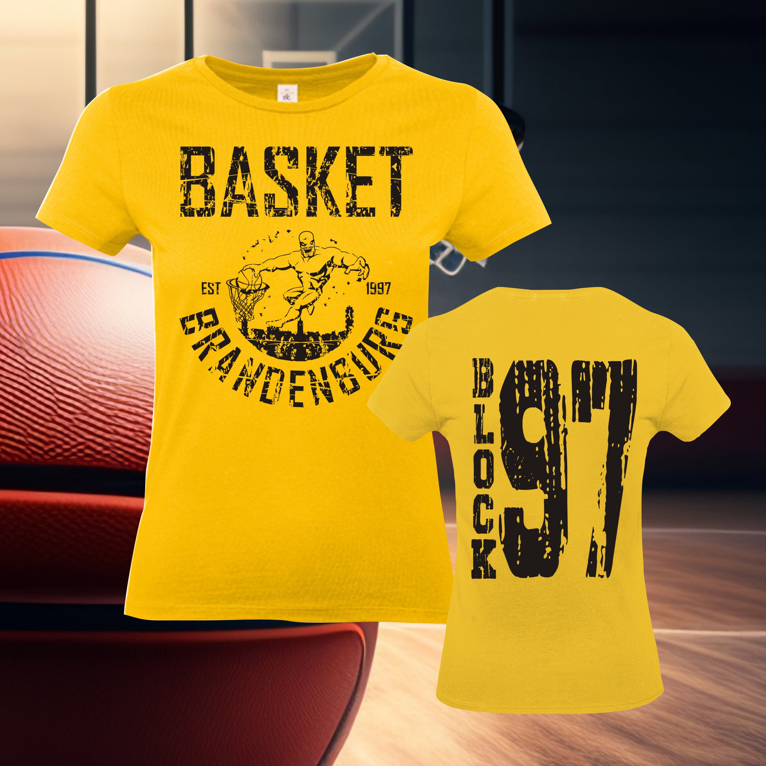 Basket Block97 • T‑Shirt • Damen – Bild 8