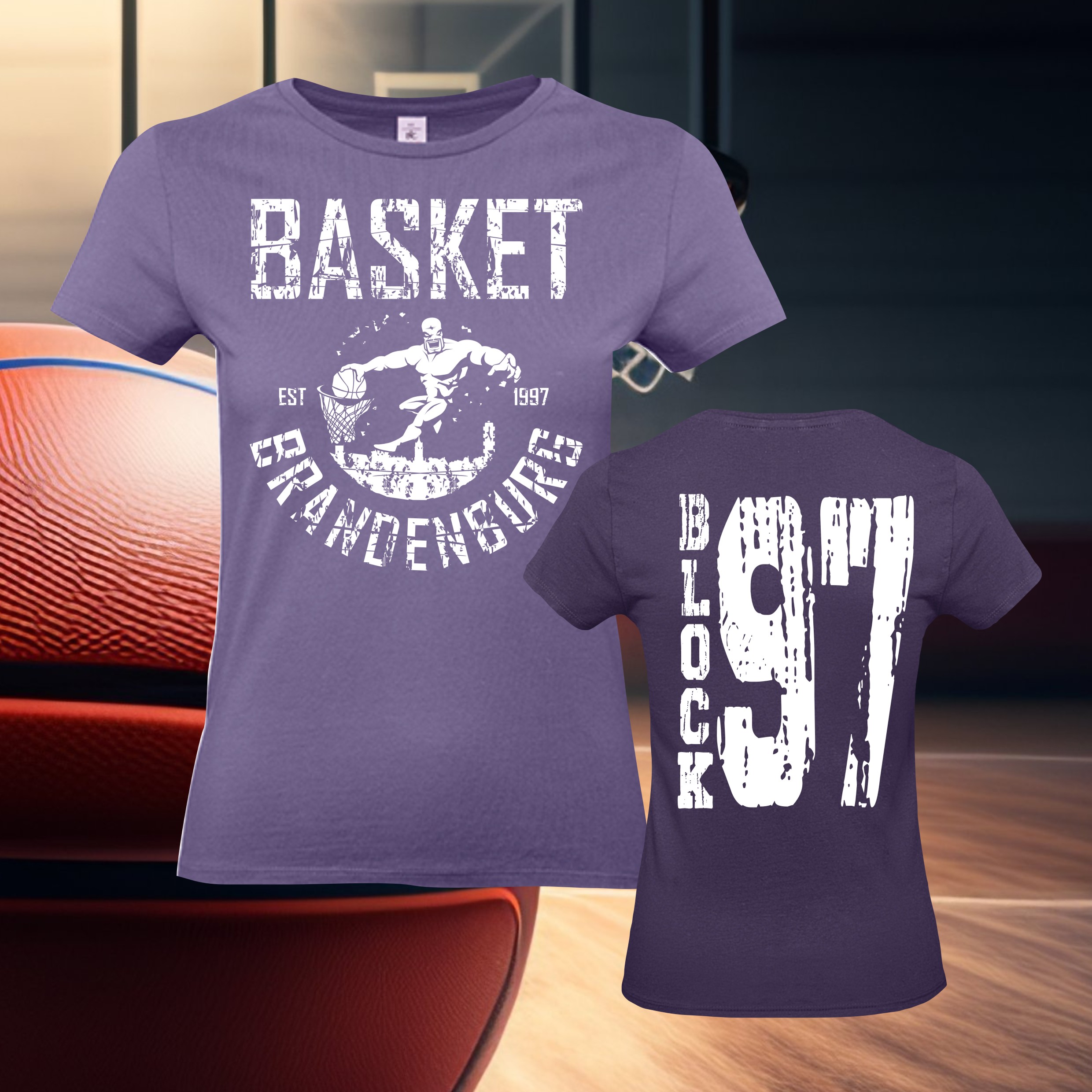 Basket Block97 • T‑Shirt • Damen – Bild 9