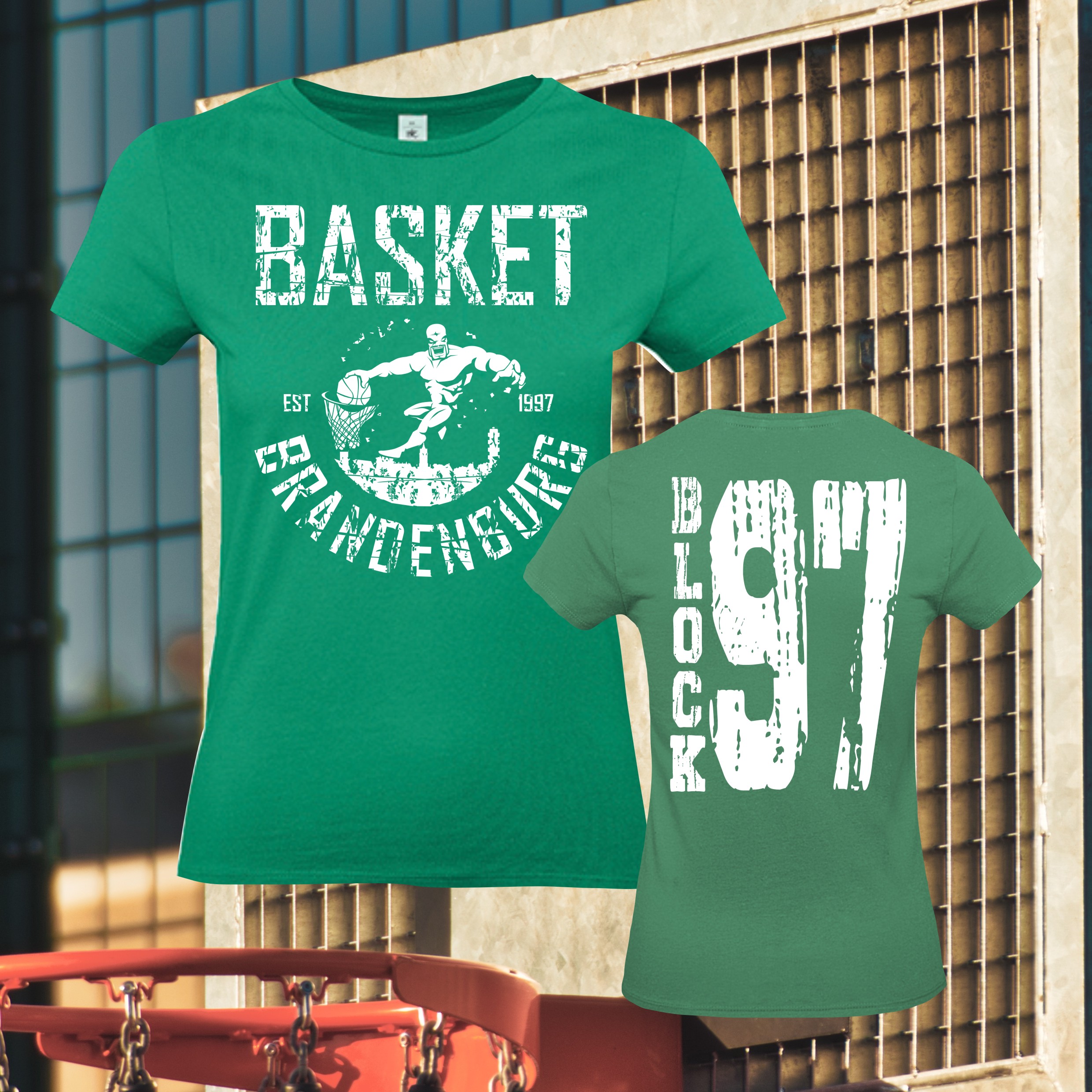 Basket Block97 • T‑Shirt • Damen – Bild 10