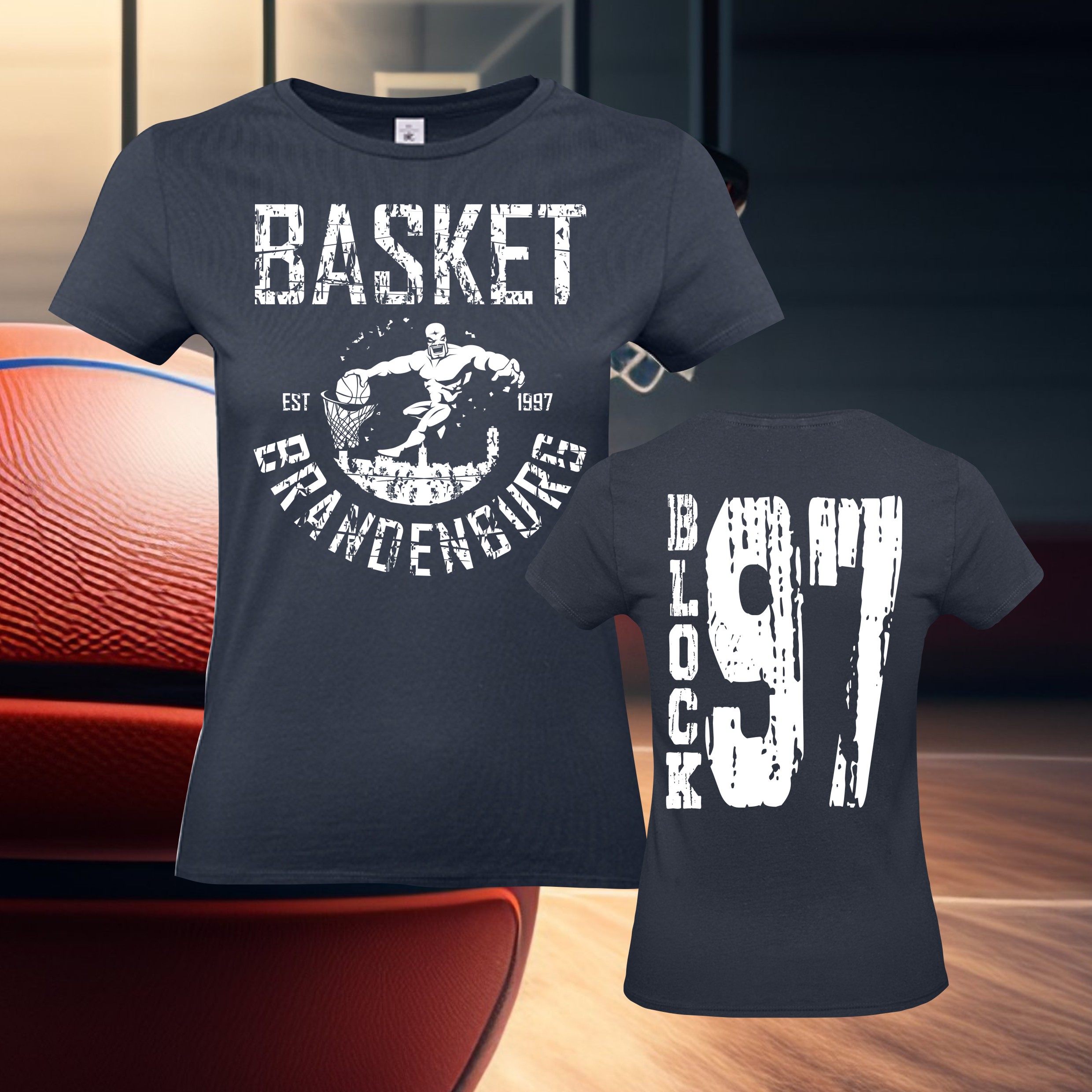 Basket Block97 • T‑Shirt • Damen – Bild 13