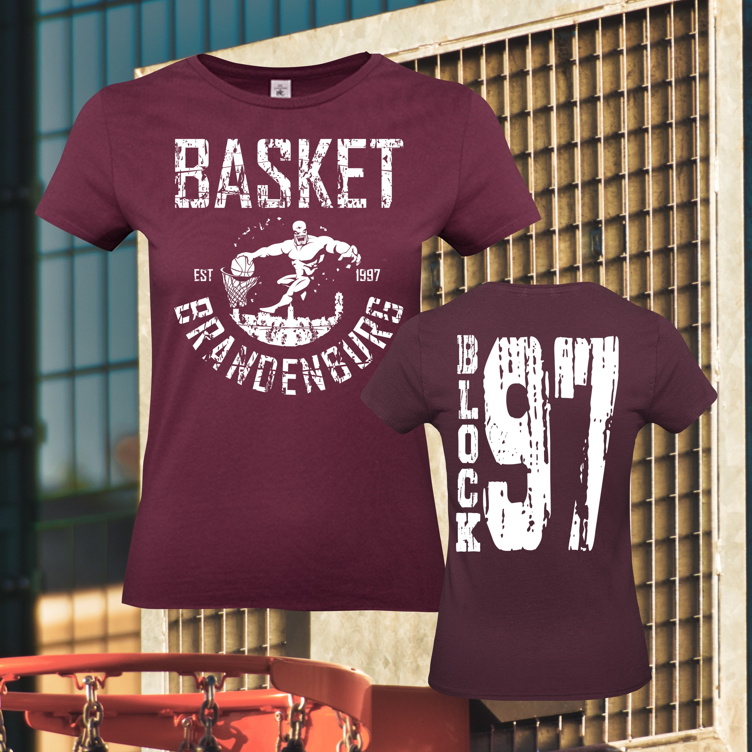 Basket Block97 • T‑Shirt • Damen – Bild 14