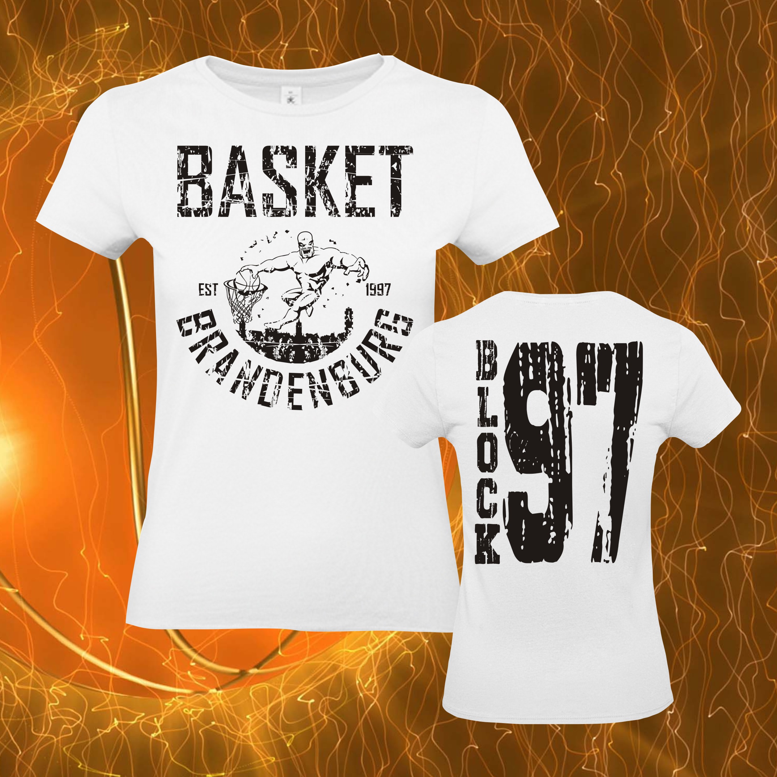 Basket Block97 • T‑Shirt • Damen – Bild 15