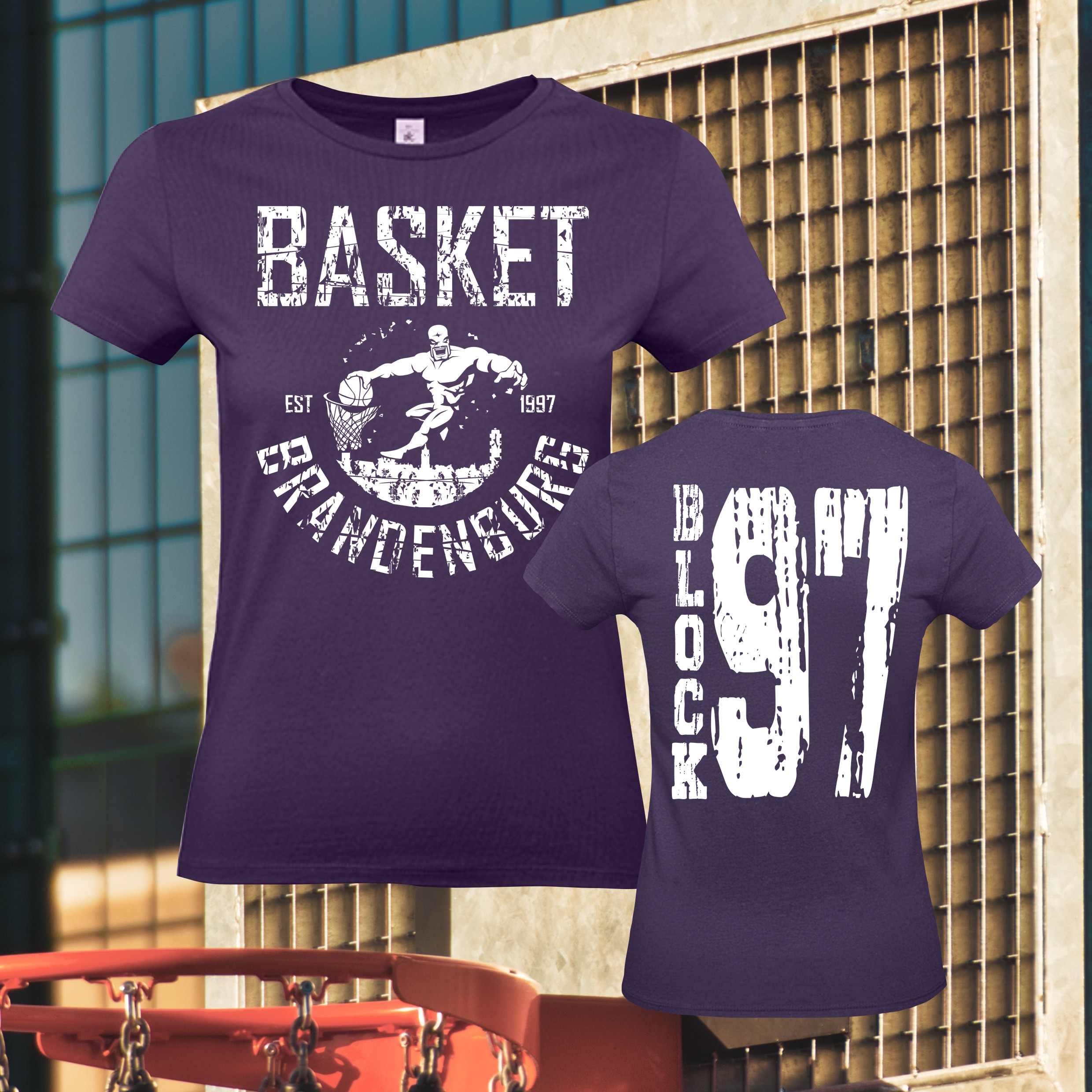 Basket Block97 • T‑Shirt • Damen – Bild 16