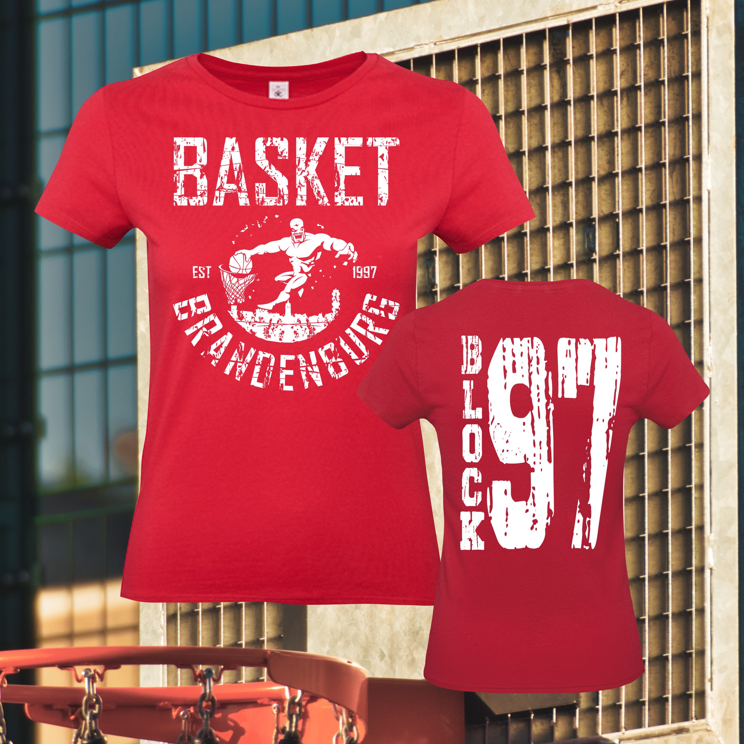 Basket Block97 • T‑Shirt • Damen – Bild 17