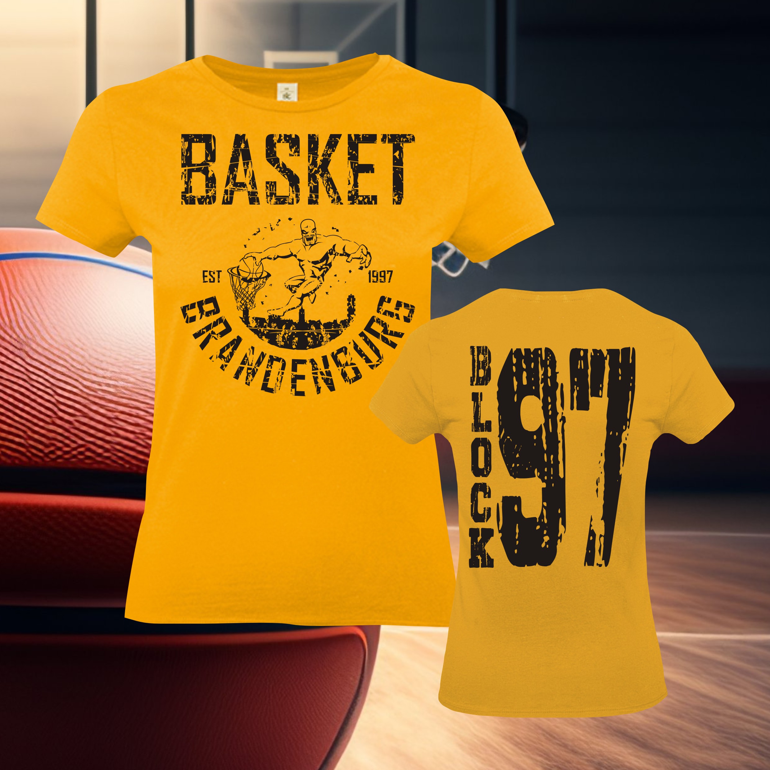 Basket Block97 • T‑Shirt • Damen – Bild 19