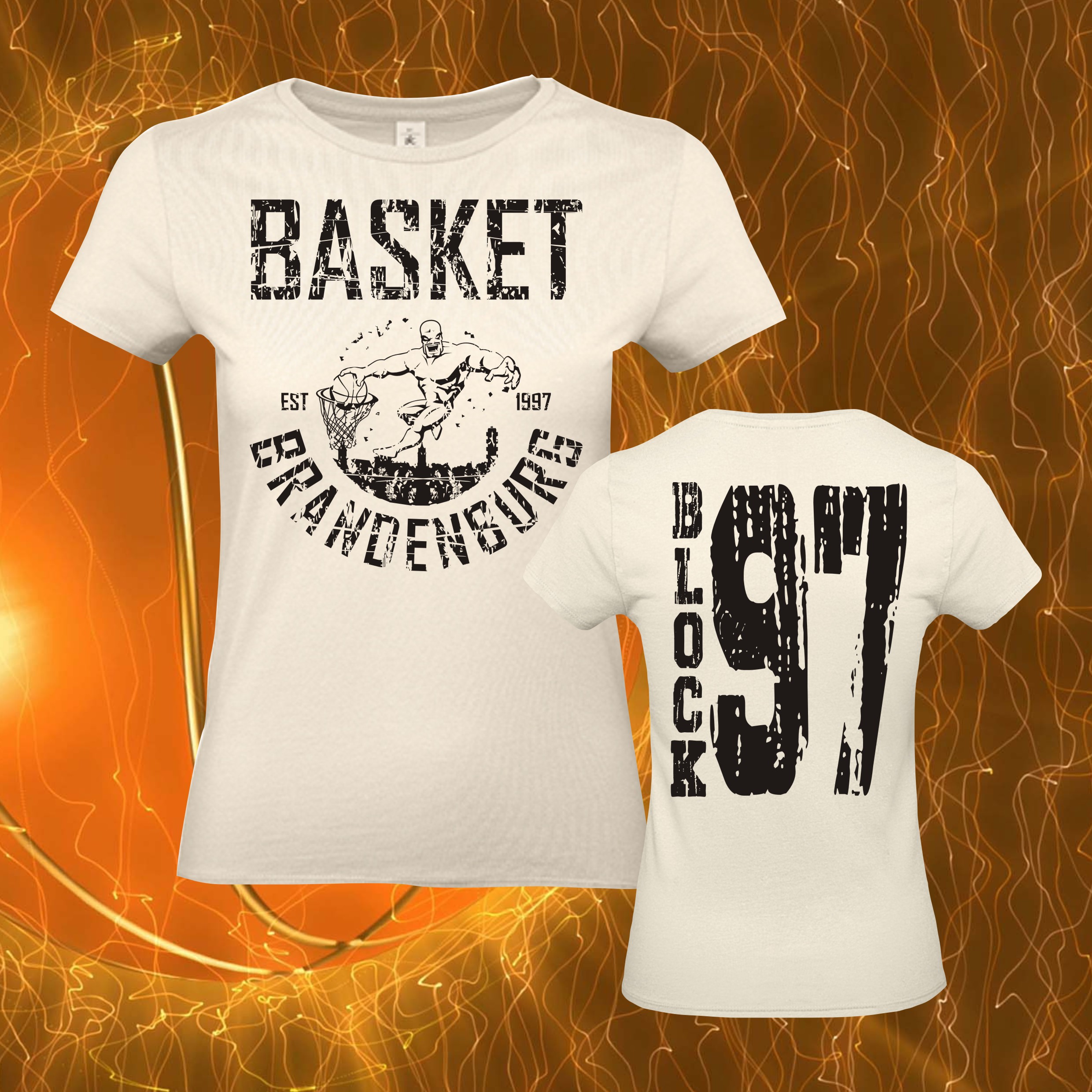 Basket Block97 • T‑Shirt • Damen – Bild 20