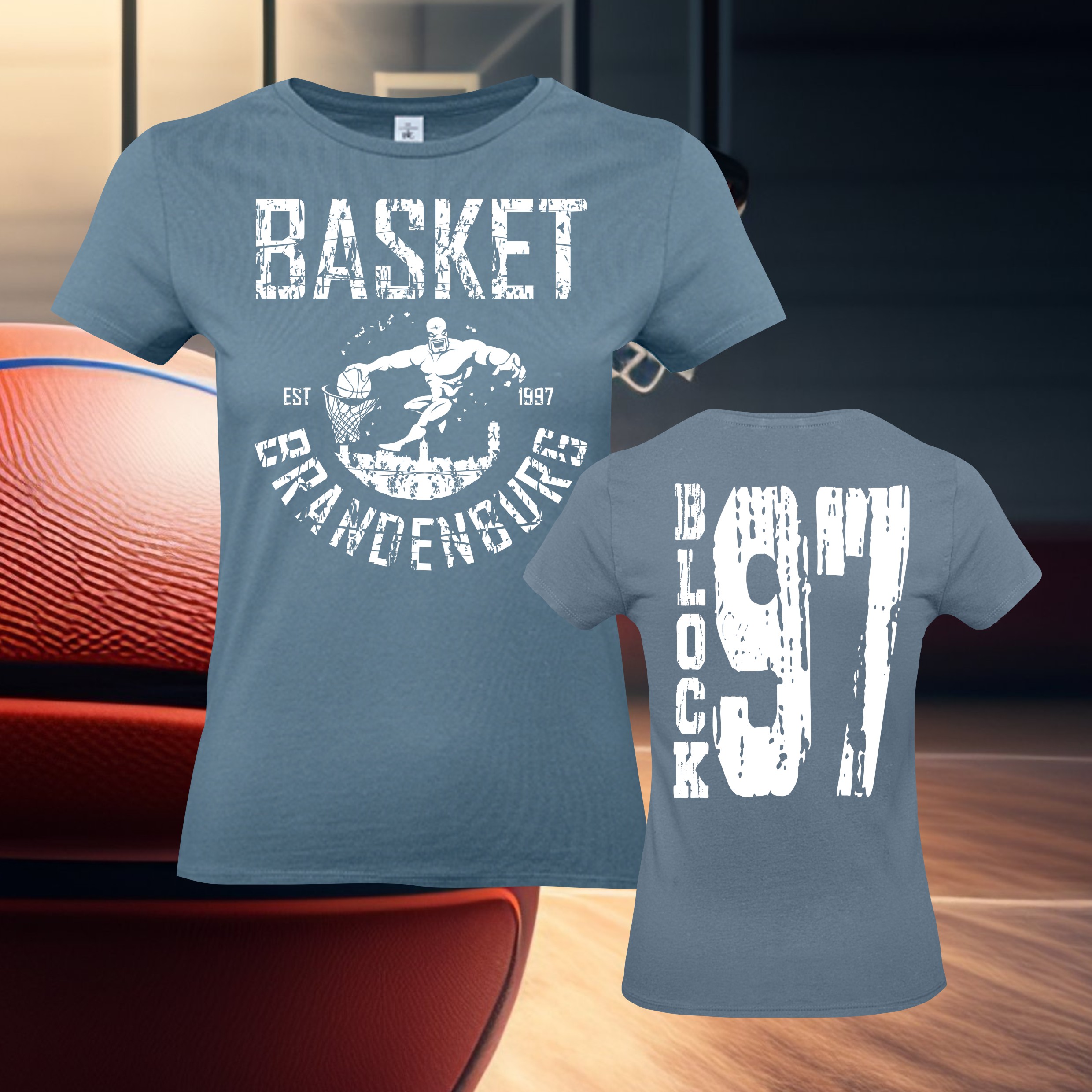 Basket Block97 • T‑Shirt • Damen – Bild 21