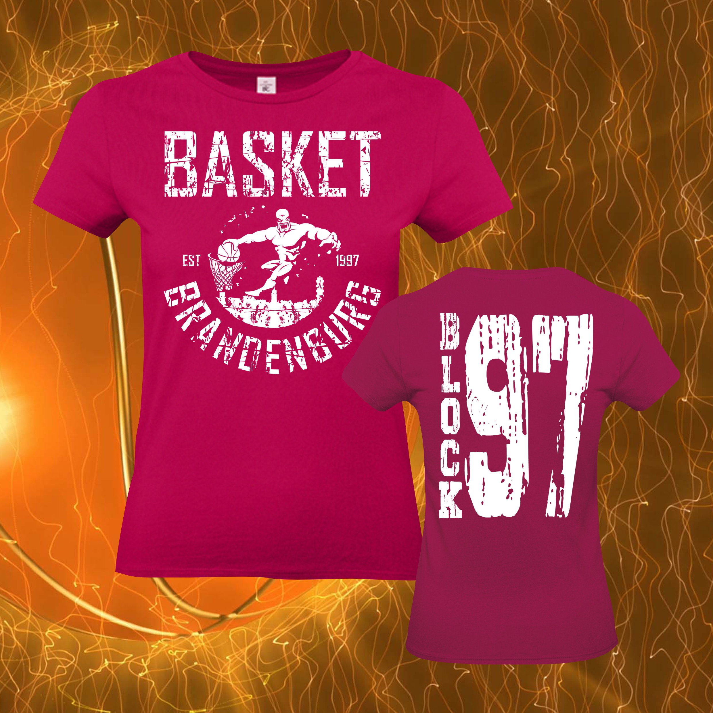 Basket Block97 • T‑Shirt • Damen – Bild 23