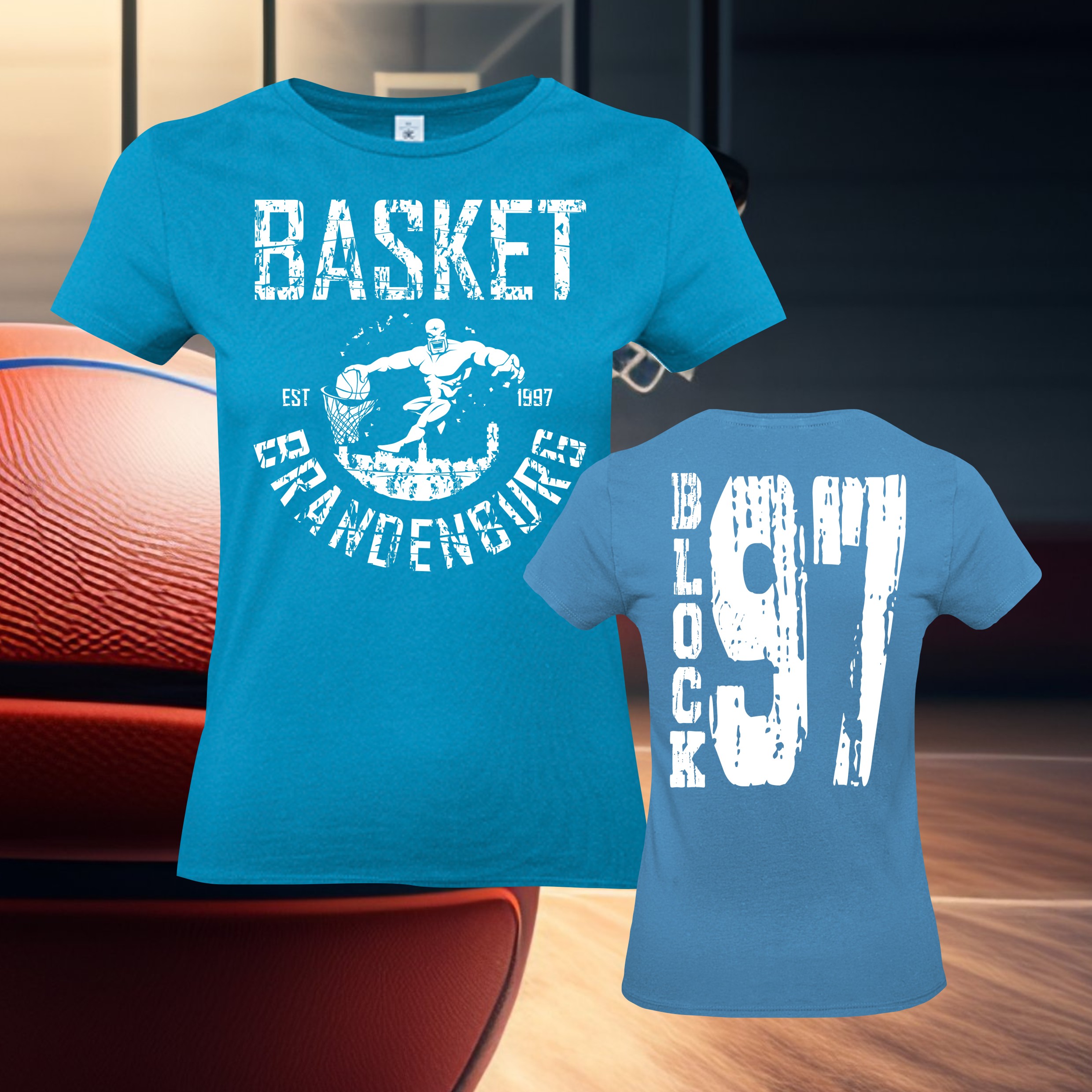 Basket Block97 • T‑Shirt • Damen – Bild 24