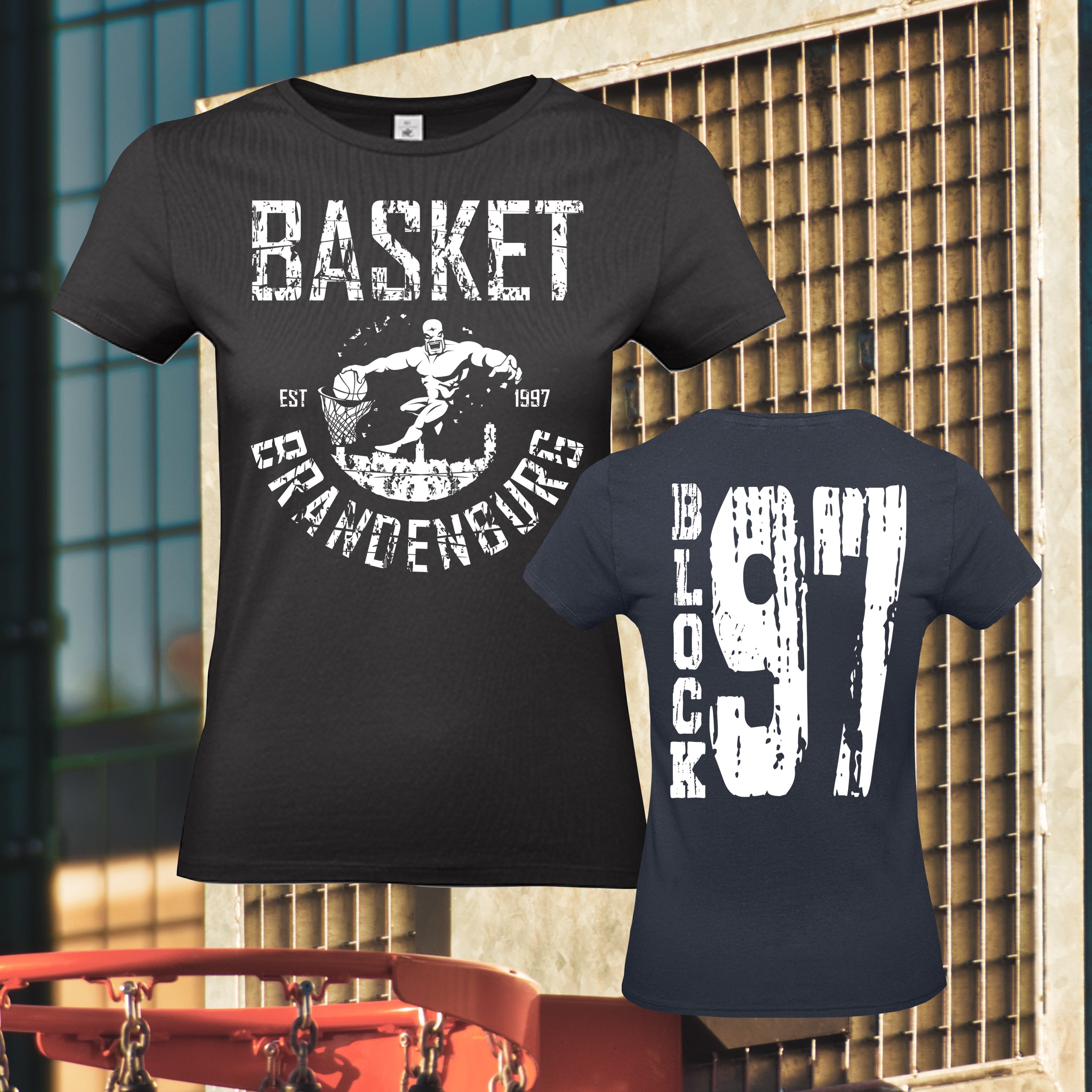 Basket Block97 • T‑Shirt • Damen – Bild 25