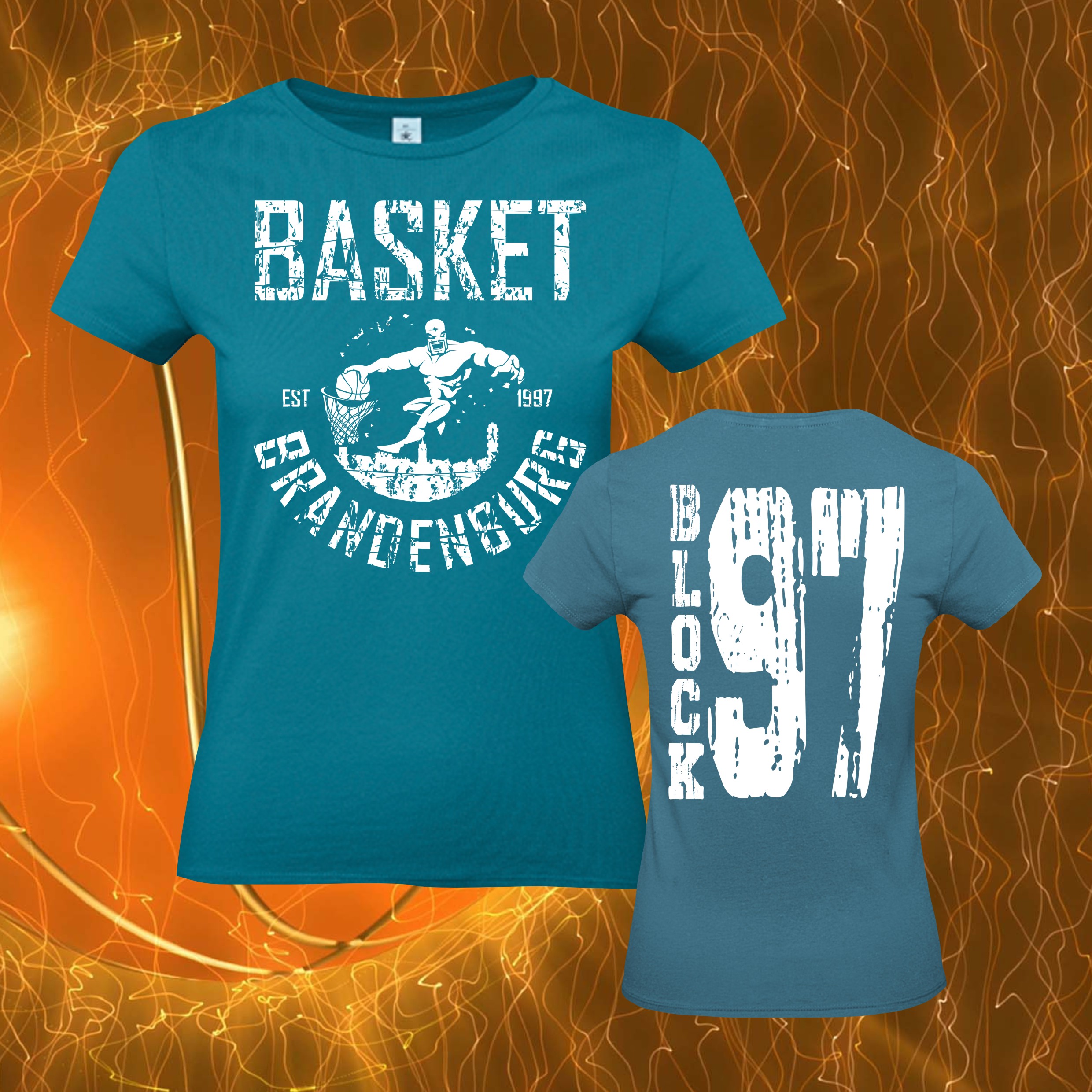 Basket Block97 • T‑Shirt • Damen – Bild 26