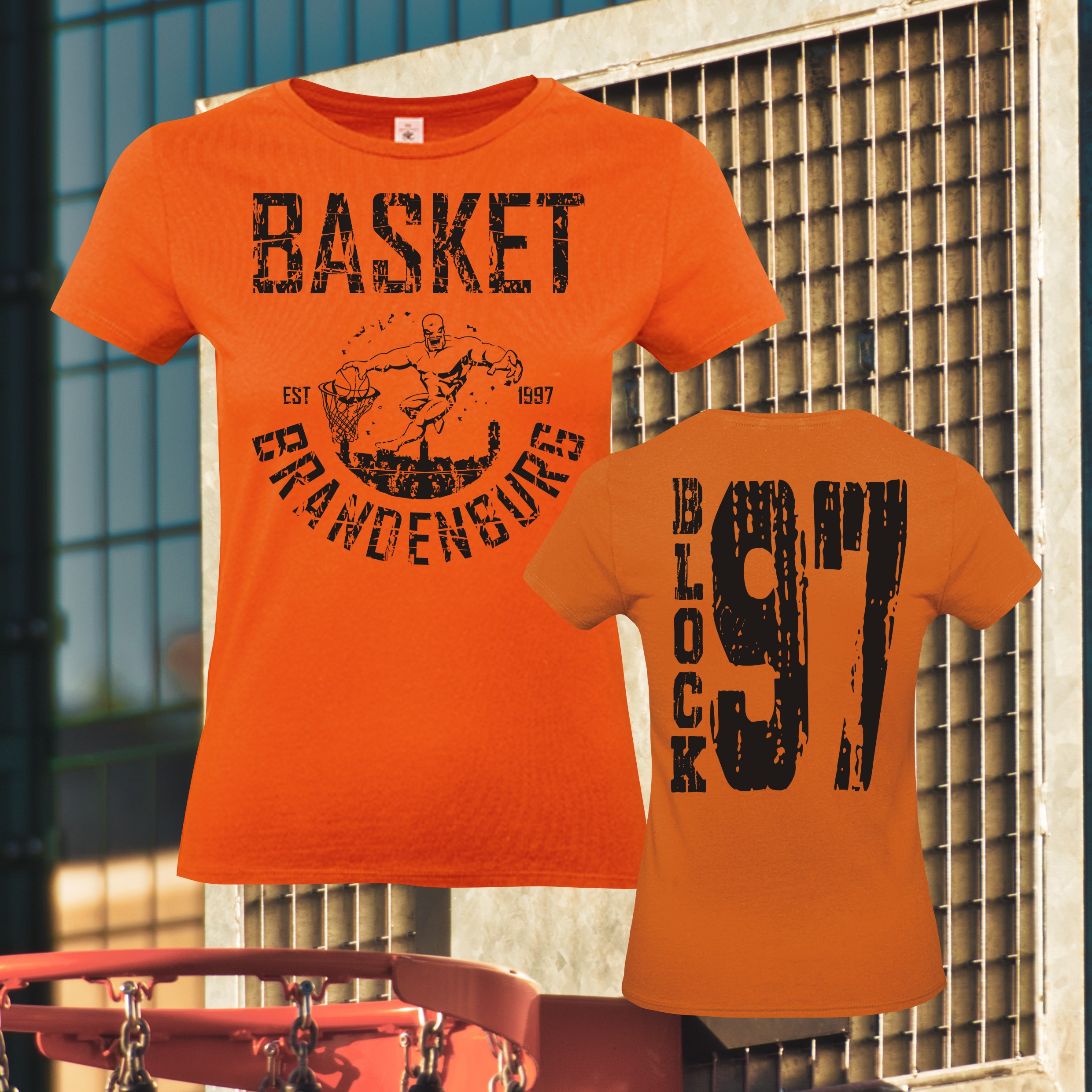 Basket Block97 • T‑Shirt • Damen – Bild 27