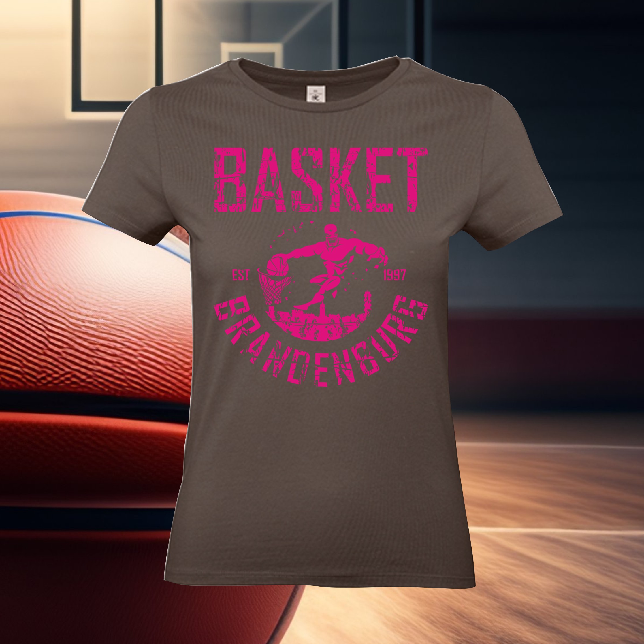 Basket Brandenburg color • T‑Shirt • Damen • div. Motive