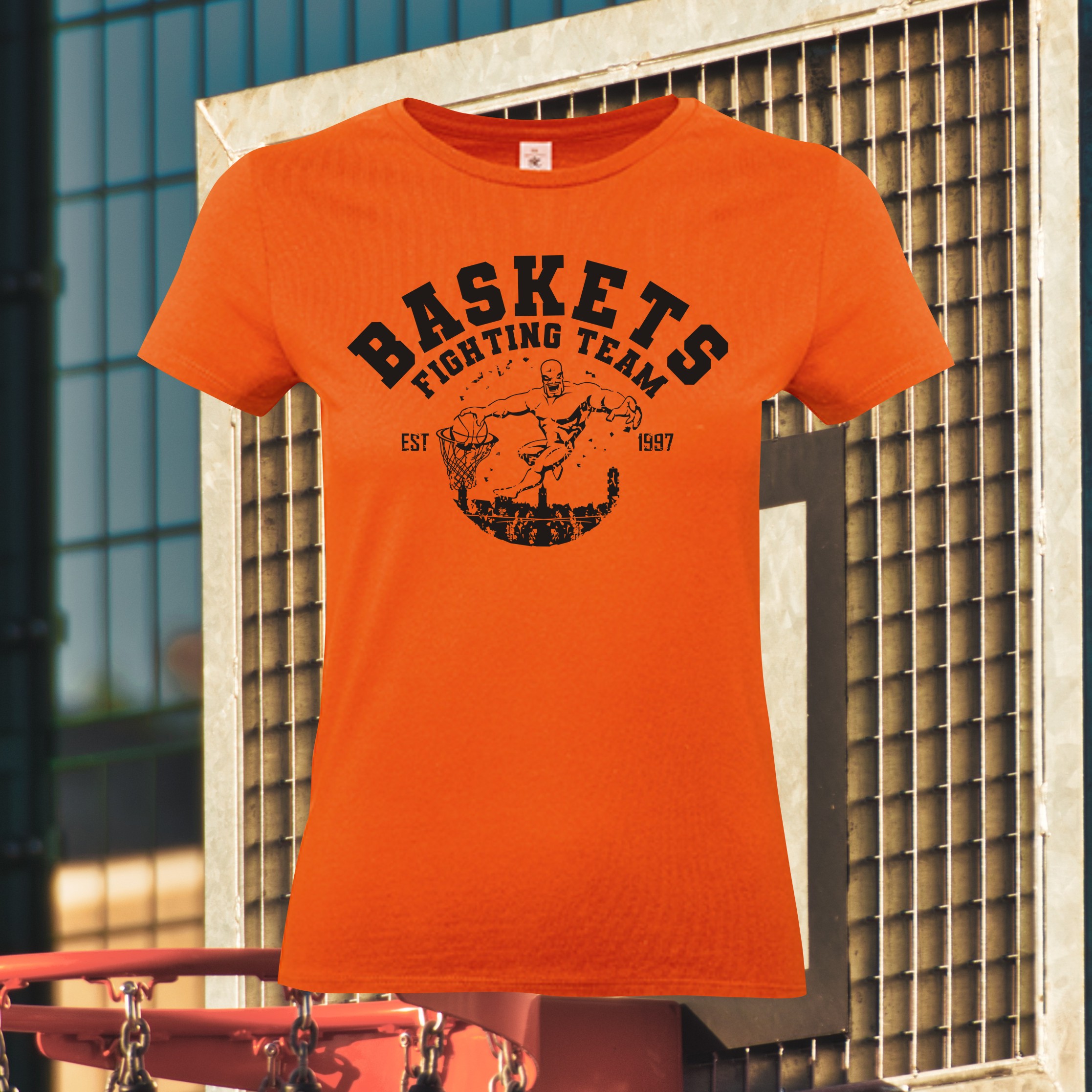 Baskets Fighting Team • T‑Shirt • Damen • div. Motive – Bild 5