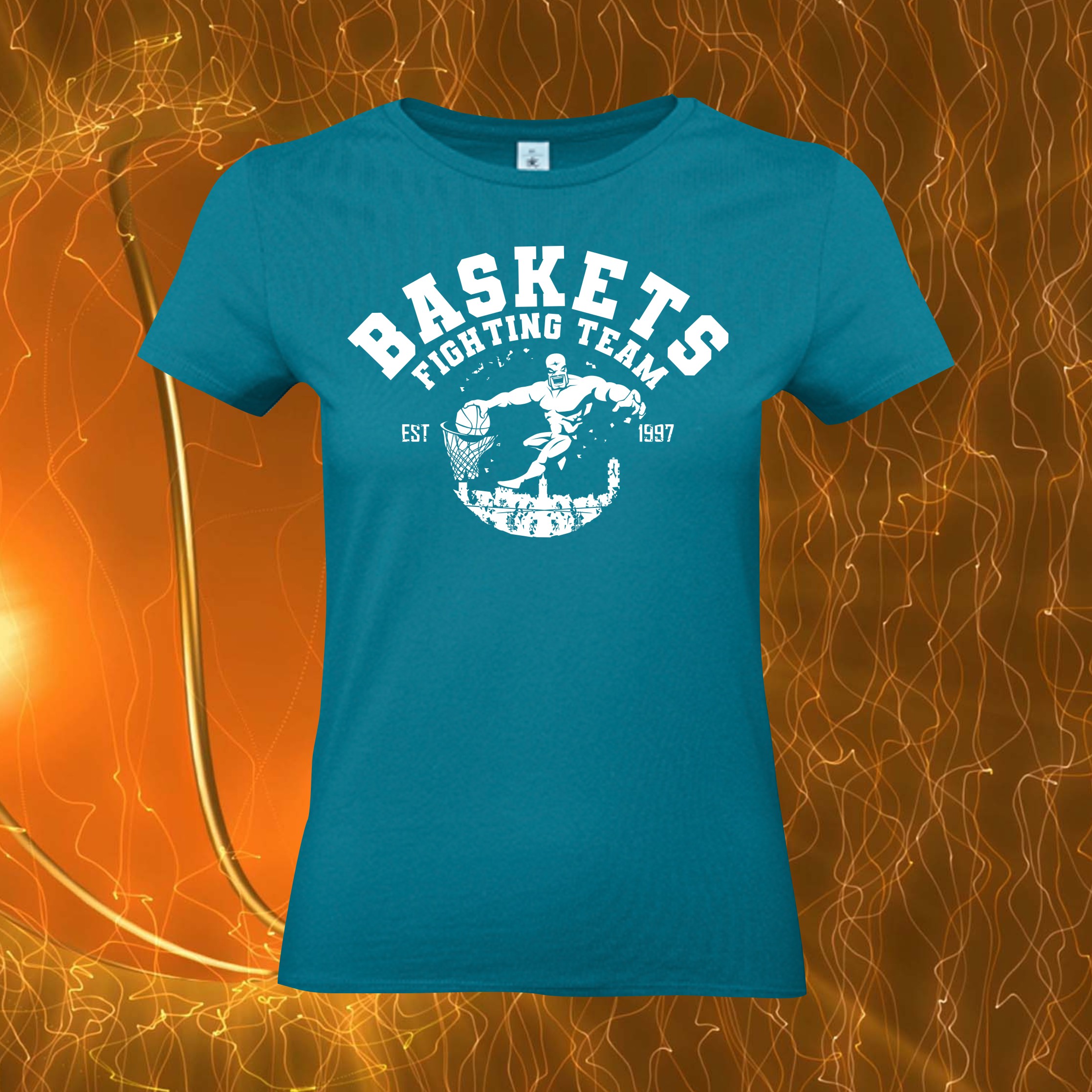 Baskets Fighting Team • T‑Shirt • Damen • div. Motive – Bild 6