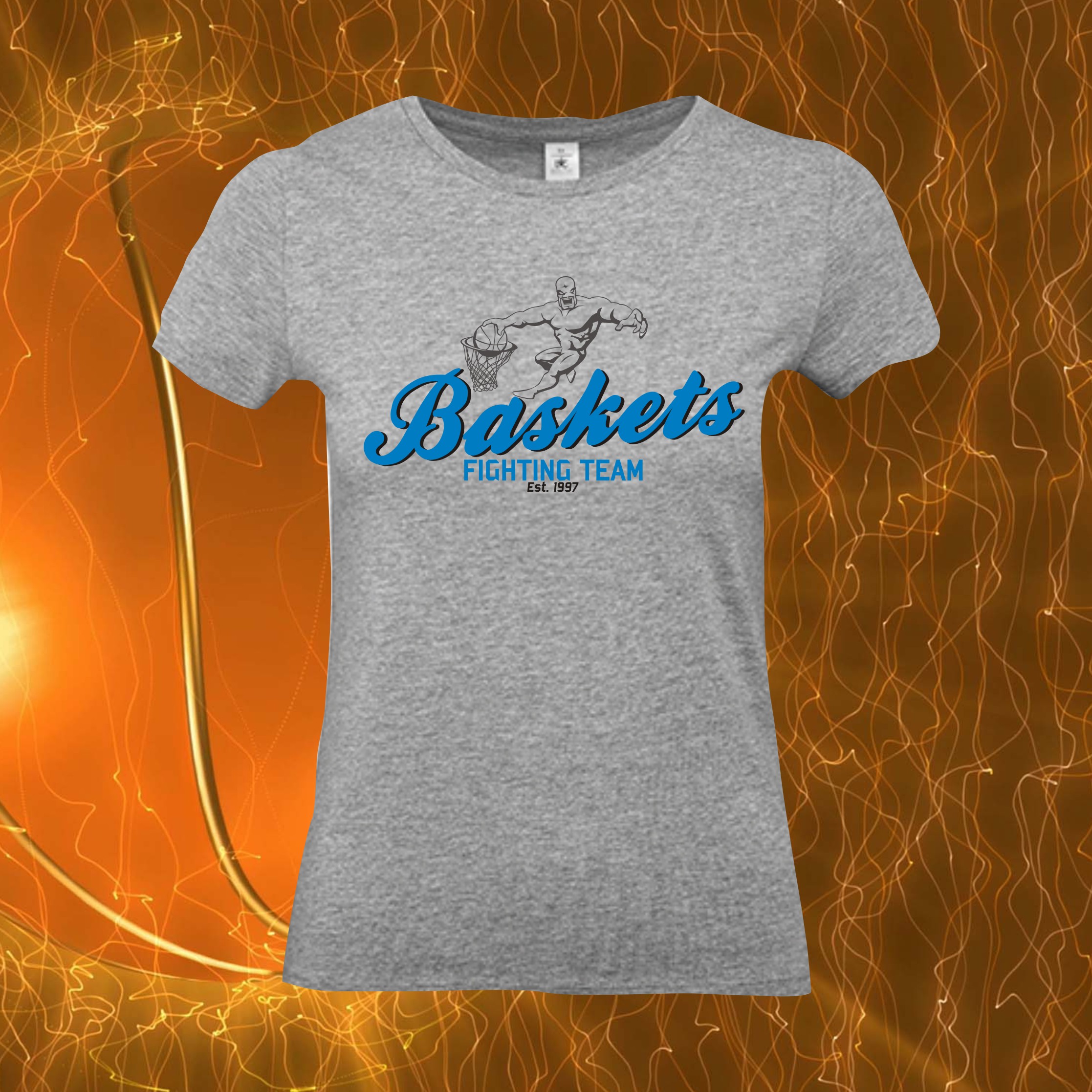 Baskets Fighting Team • T‑Shirt • Damen • div. Motive – Bild 11