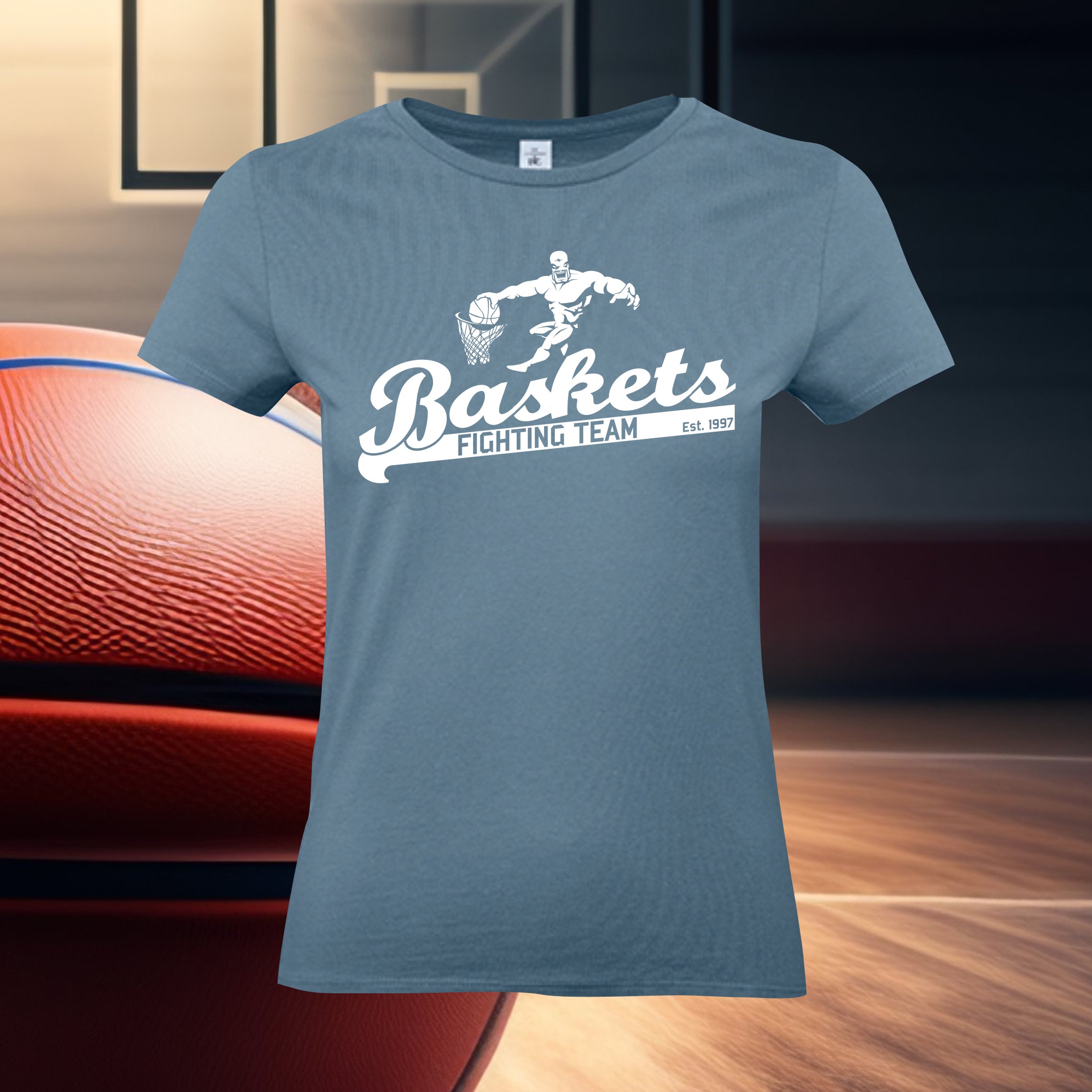 Baskets Fighting Team • T‑Shirt • Damen • div. Motive – Bild 12