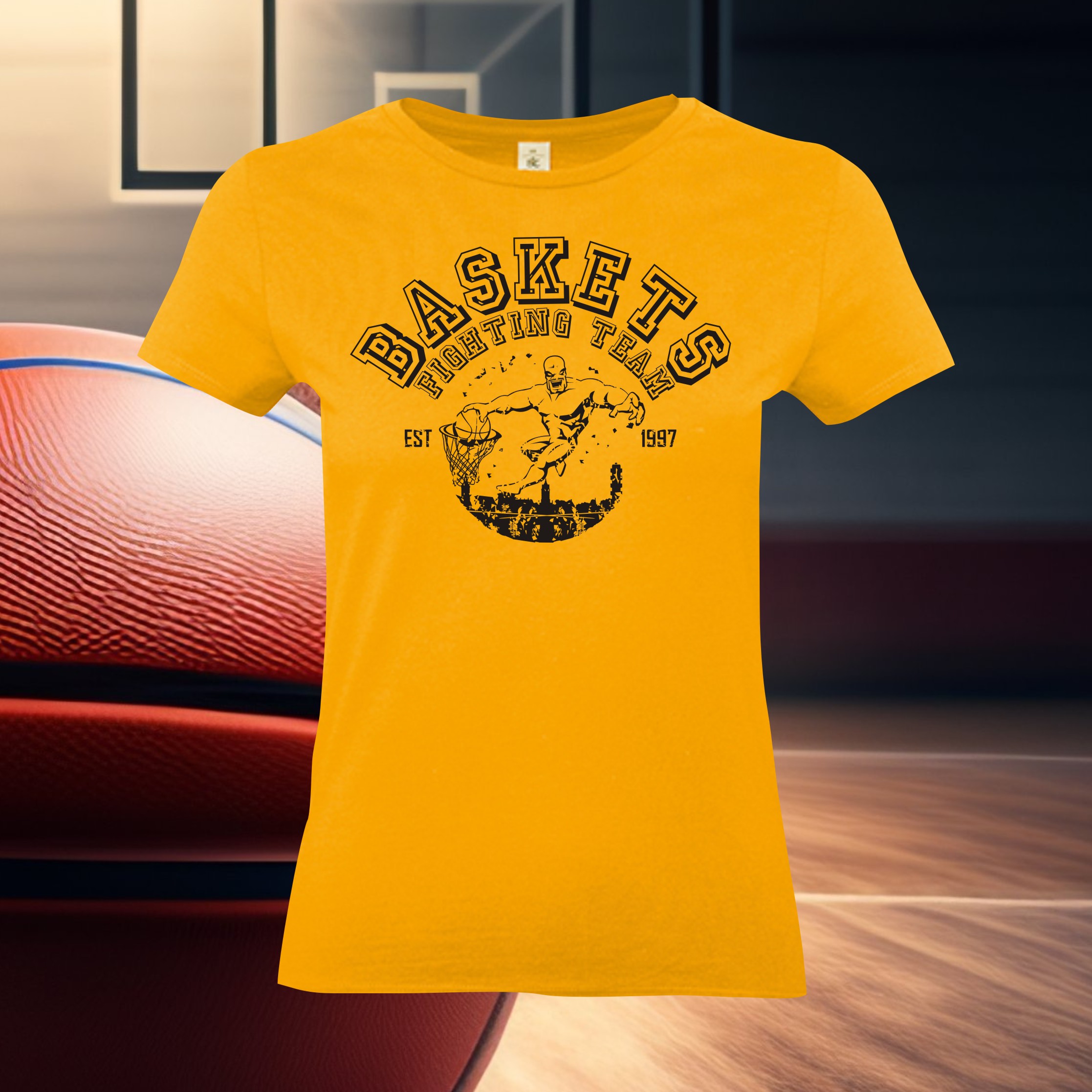 Baskets Fighting Team • T‑Shirt • Damen • div. Motive – Bild 17