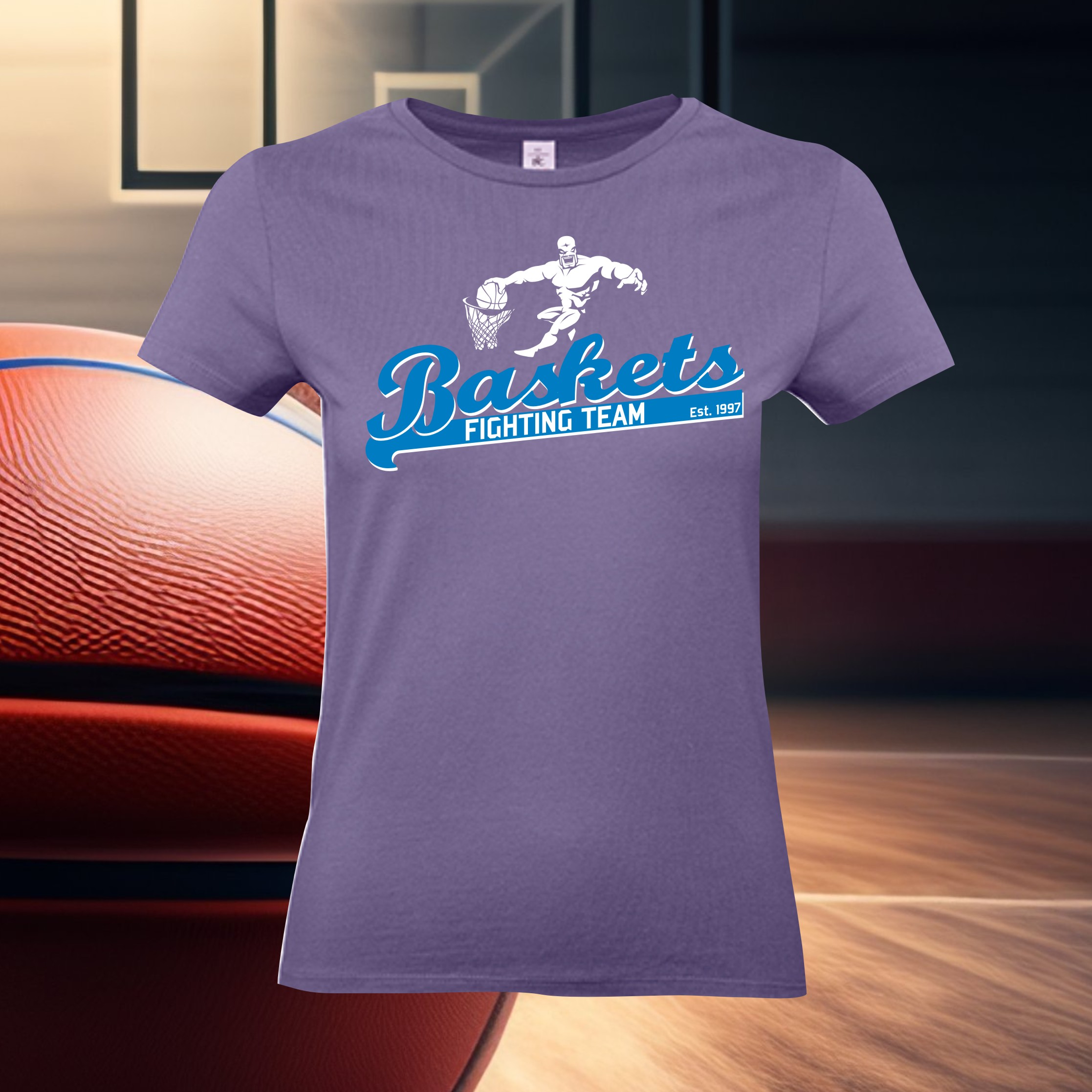 Baskets Fighting Team • T‑Shirt • Damen • div. Motive – Bild 24