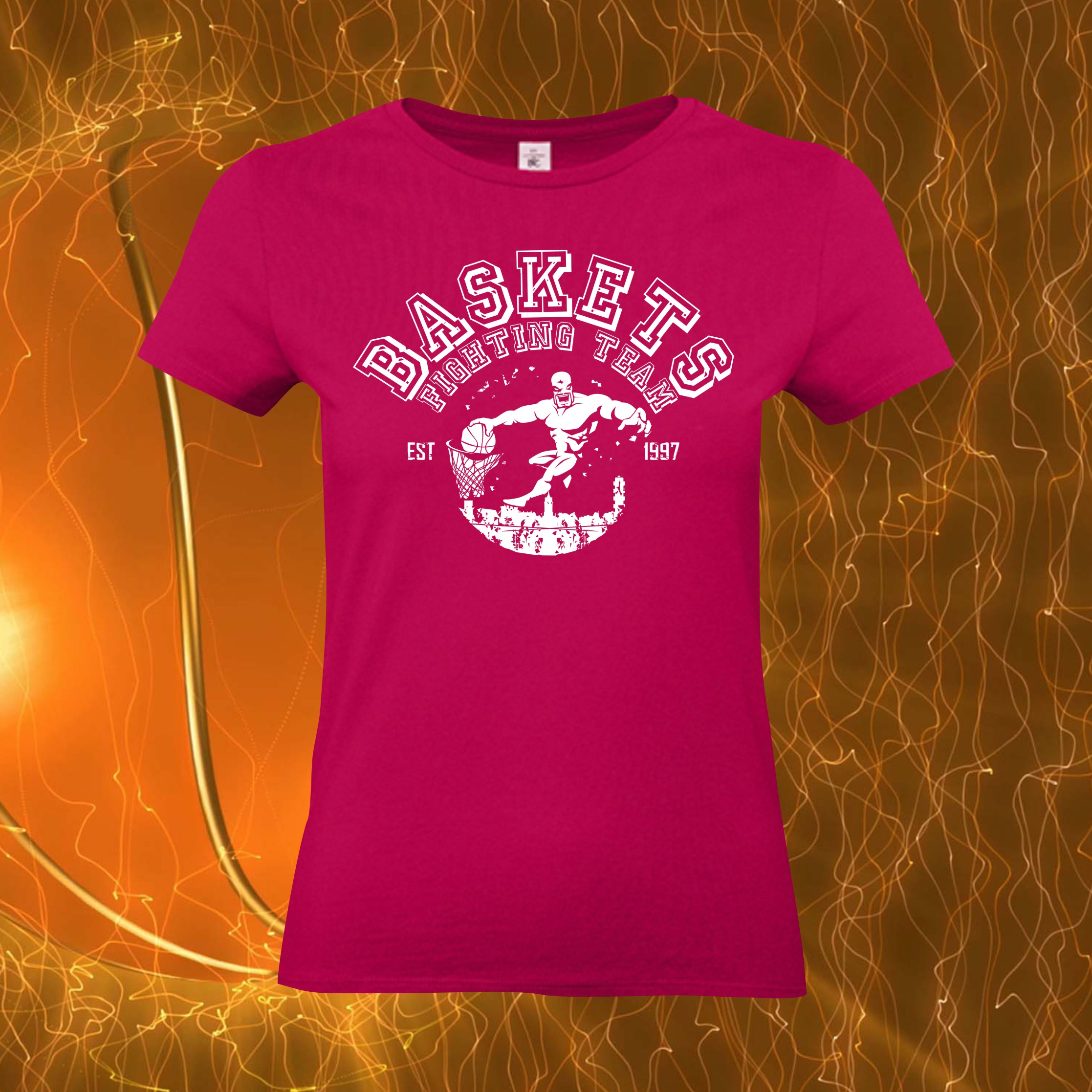 Baskets Fighting Team • T‑Shirt • Damen • div. Motive – Bild 25
