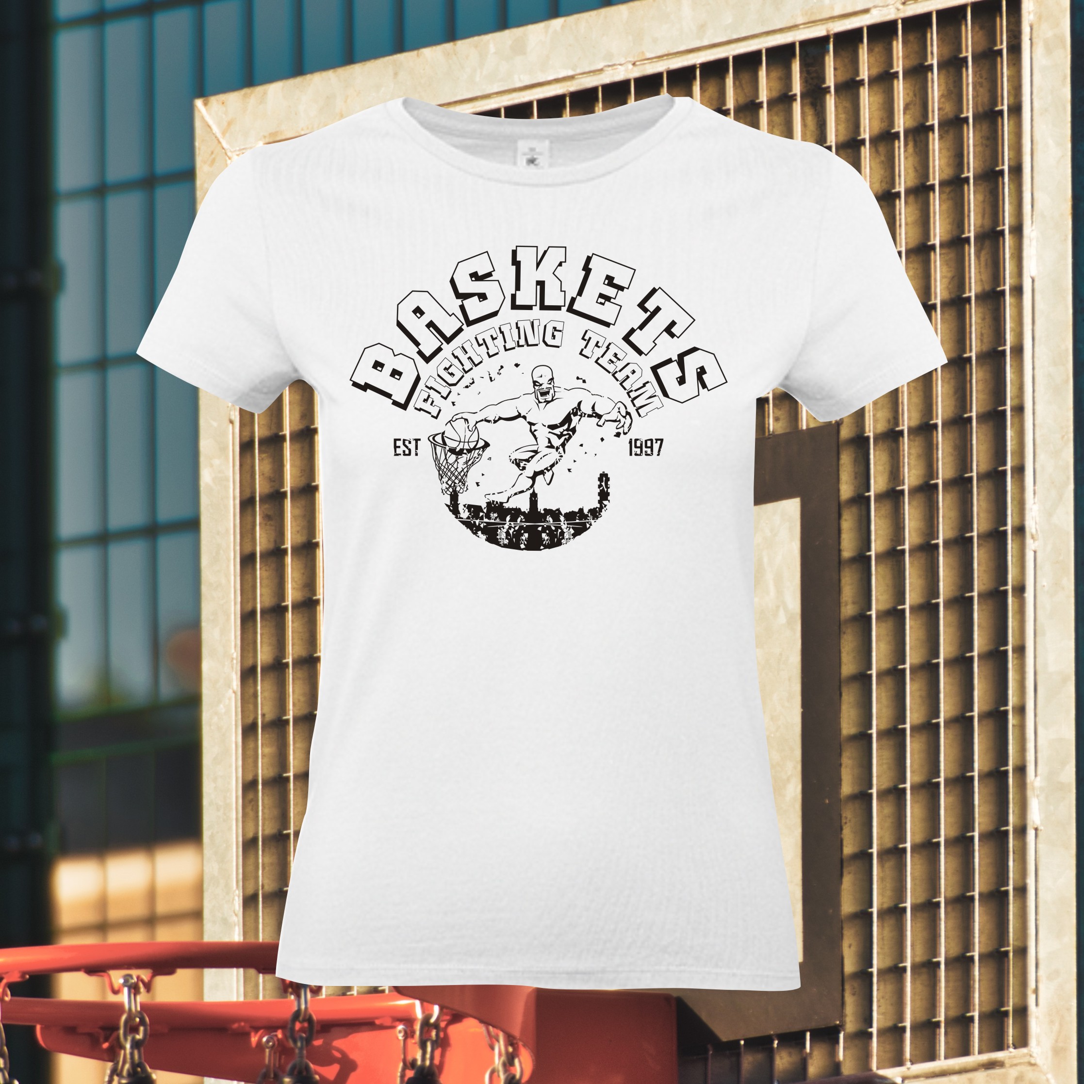 Baskets Fighting Team • T‑Shirt • Damen • div. Motive