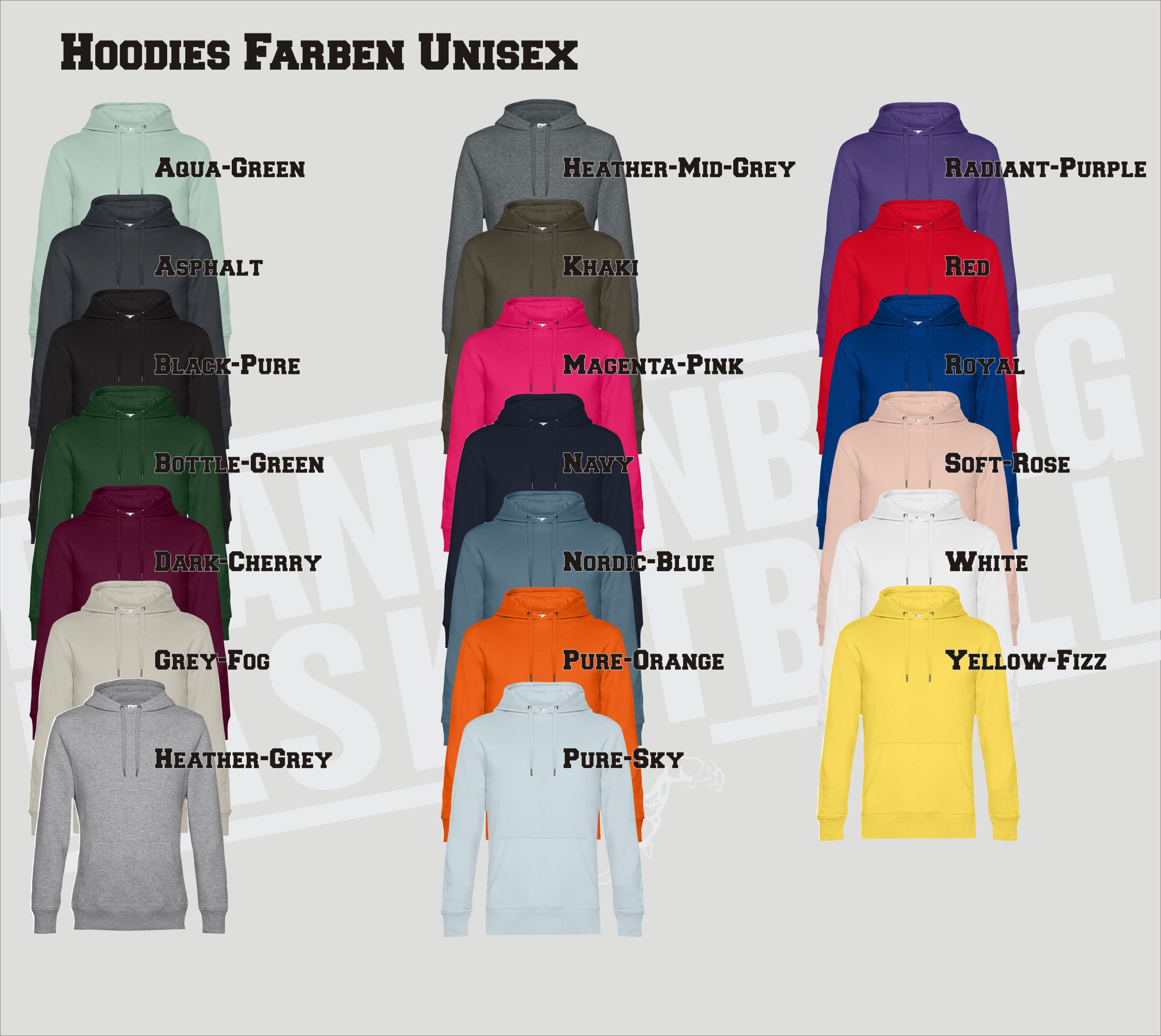 Basket Brandenburg • Hoodie • Herren/Uni • div. Motive – Bild 2