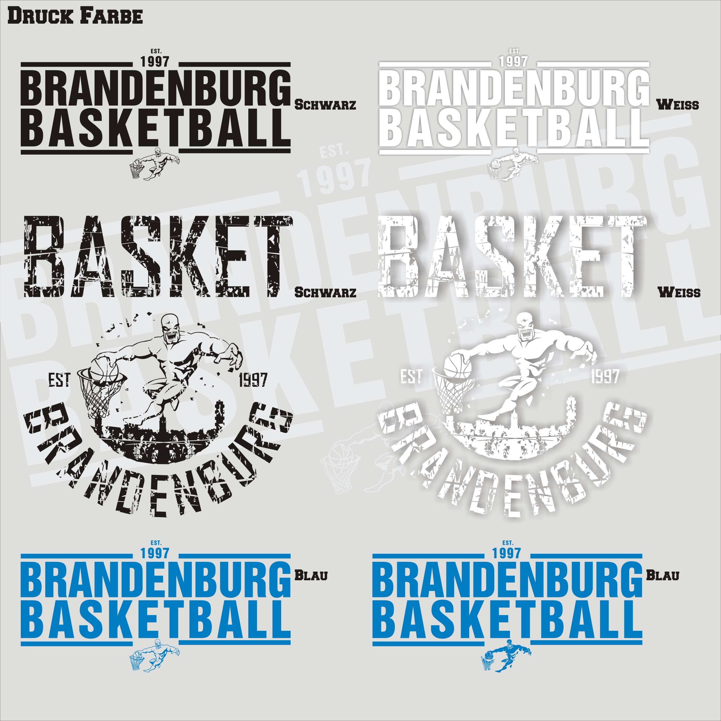 Rapper Cotton Truckercap Basket Brandenburg classics • Uni • div. Motive – Bild 4