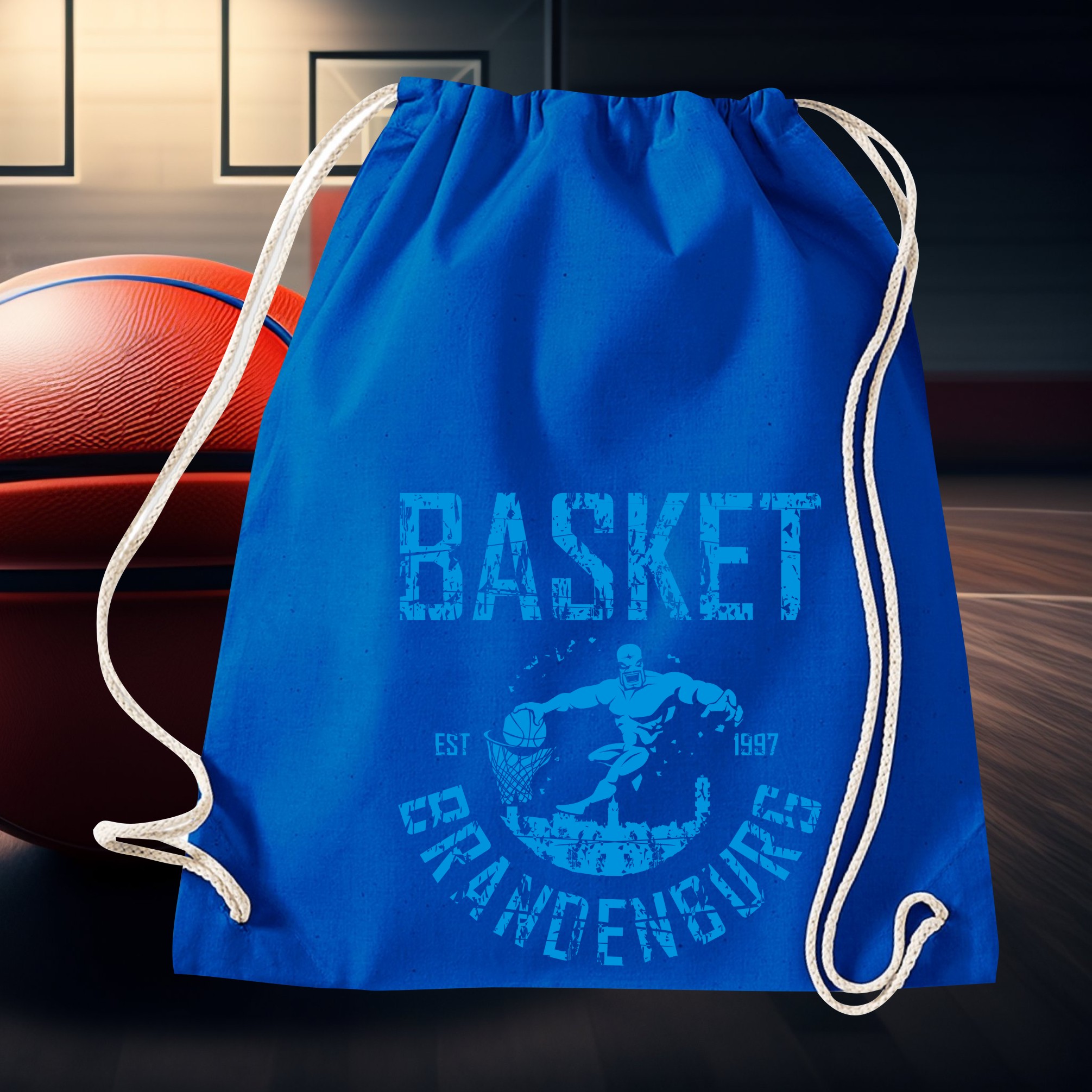 Turnbeutel Basket Brandenburg color • div. Motive – Bild 13