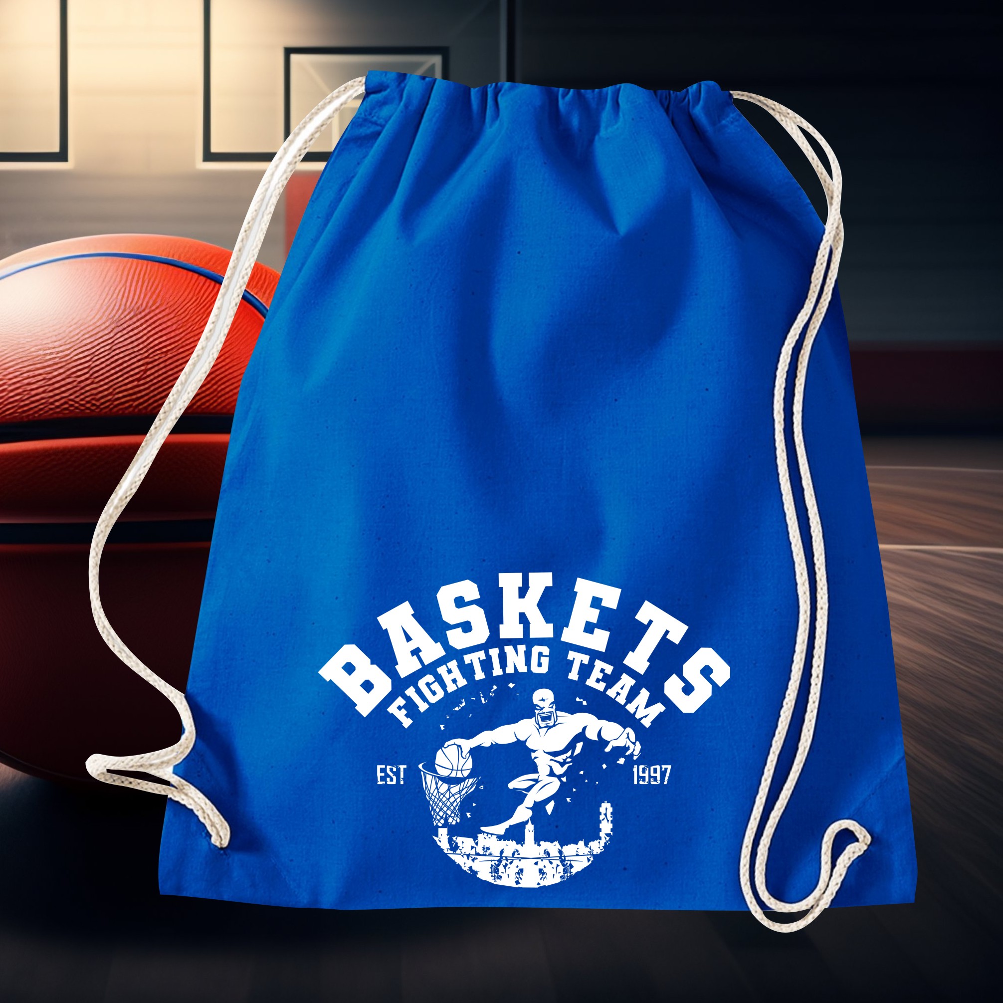 Turnbeutel Baskets Fighting Team • div. Motive