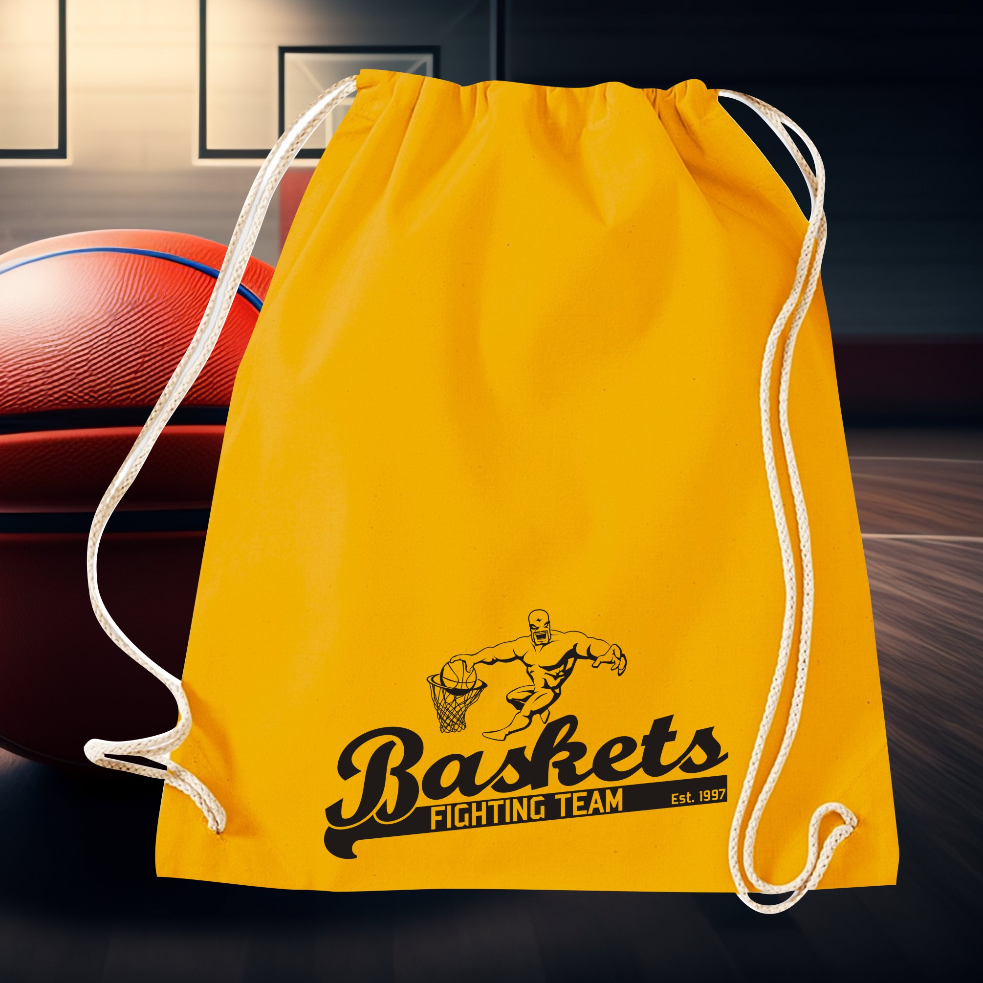 Turnbeutel Baskets Fighting Team • div. Motive – Bild 17