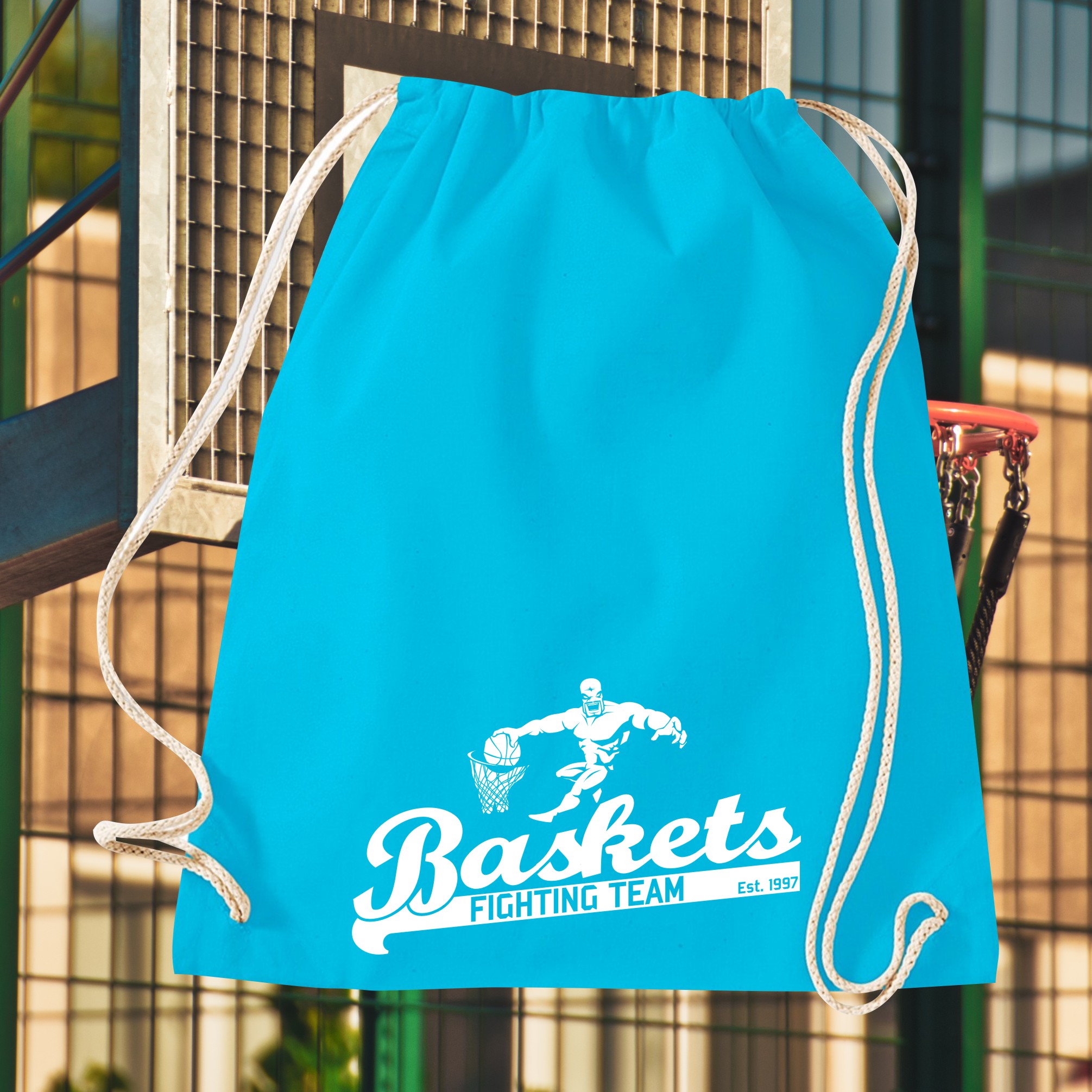 Turnbeutel Baskets Fighting Team • div. Motive – Bild 16