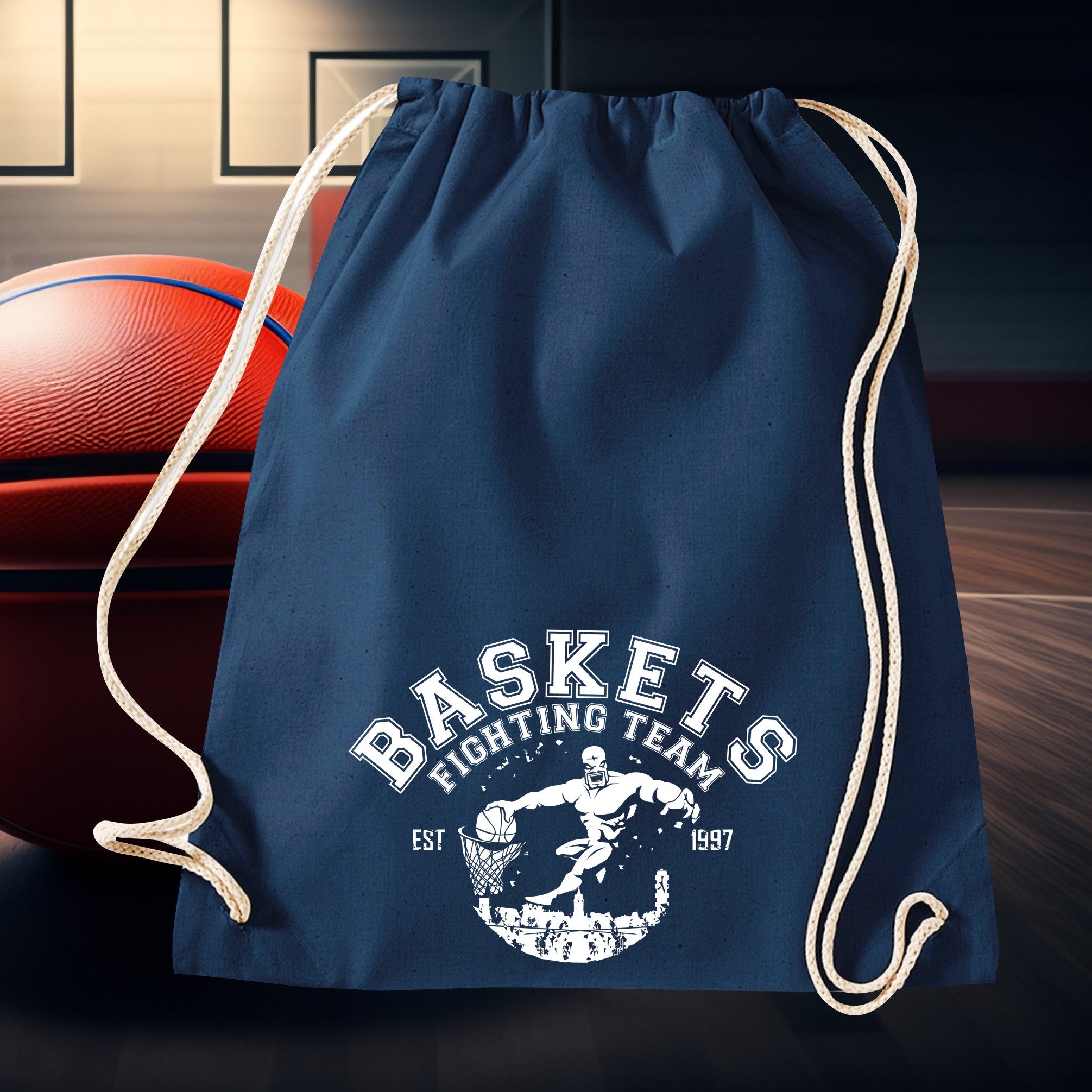 Turnbeutel Baskets Fighting Team • div. Motive – Bild 13