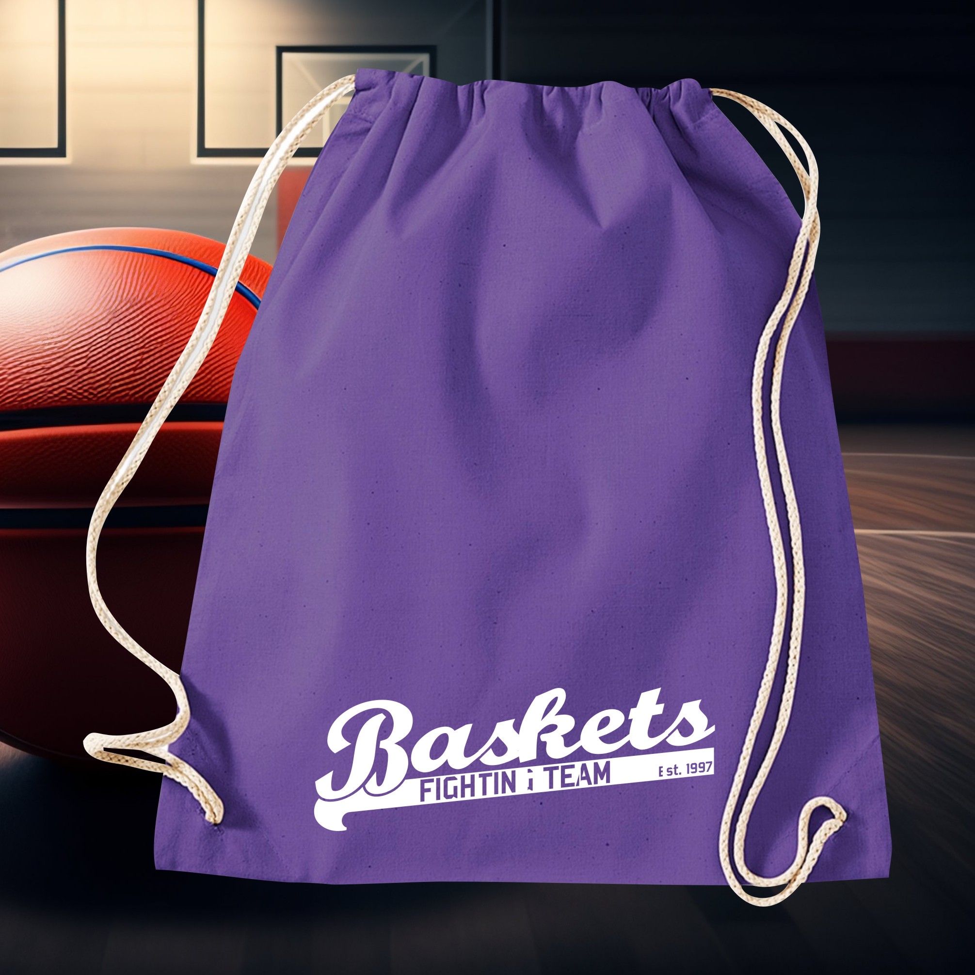 Turnbeutel Baskets Fighting Team • div. Motive – Bild 11