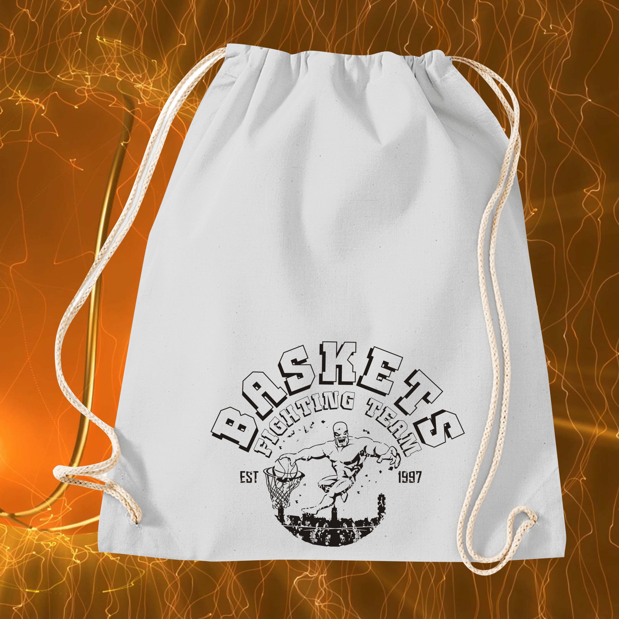 Turnbeutel Baskets Fighting Team • div. Motive – Bild 10