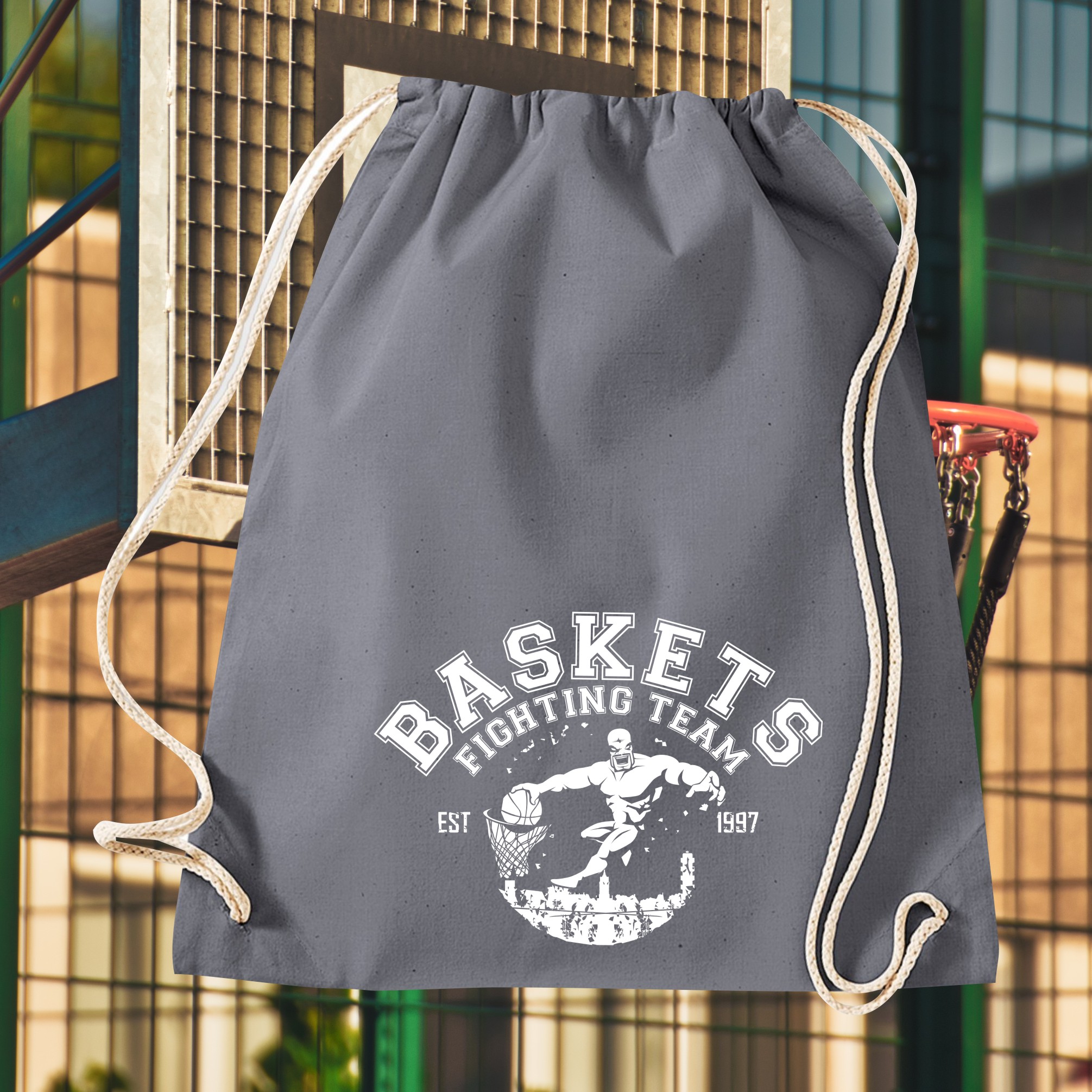 Turnbeutel Baskets Fighting Team • div. Motive – Bild 9
