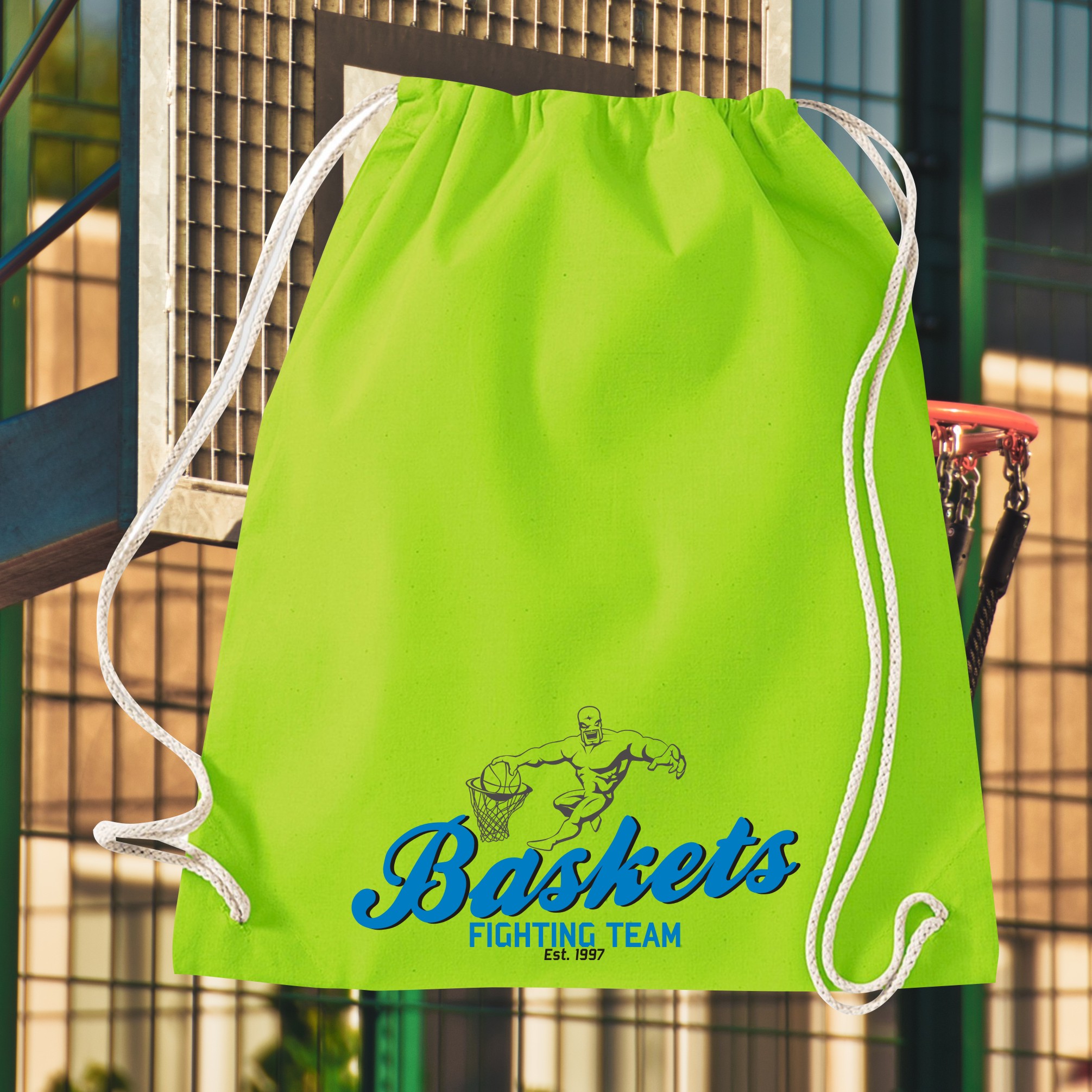 Turnbeutel Baskets Fighting Team • div. Motive – Bild 8