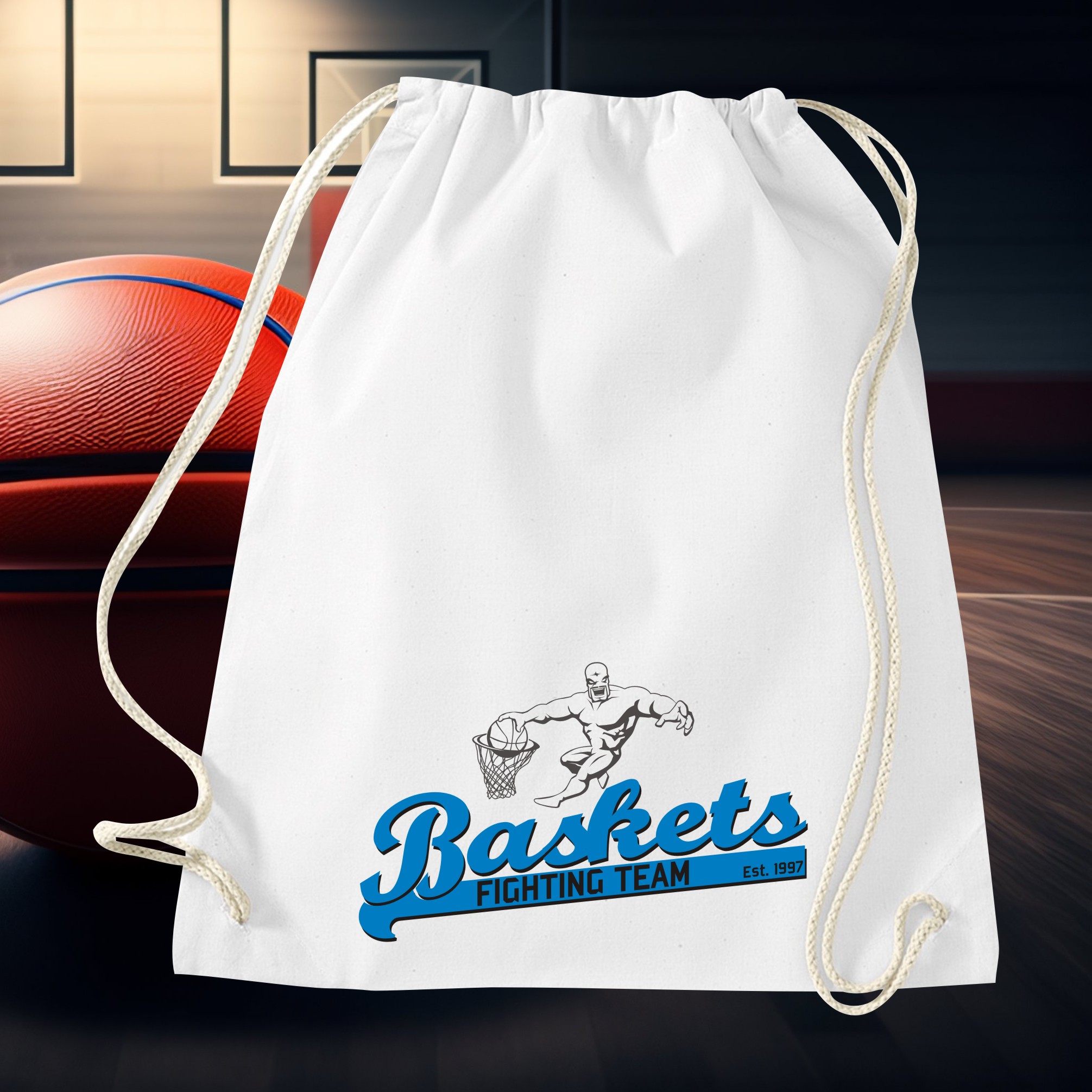 Turnbeutel Baskets Fighting Team • div. Motive – Bild 6