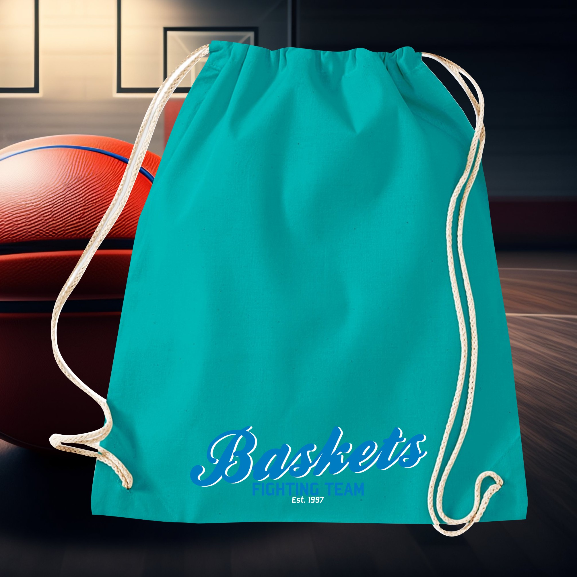 Turnbeutel Baskets Fighting Team • div. Motive – Bild 5