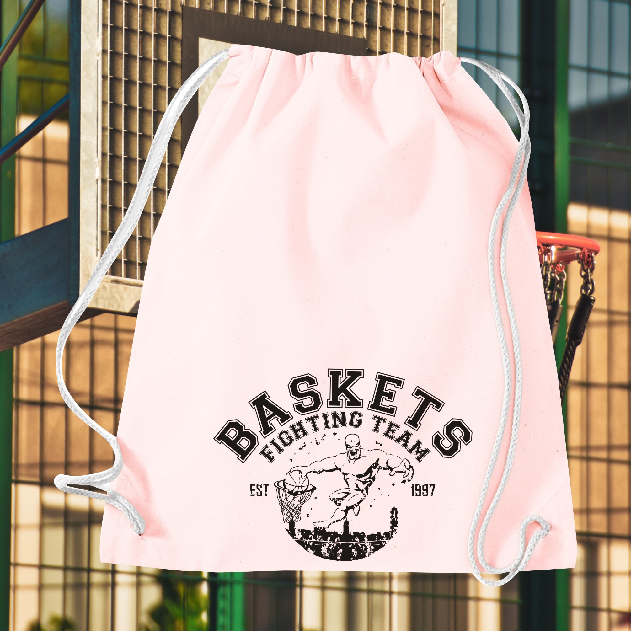 Turnbeutel Baskets Fighting Team • div. Motive – Bild 4
