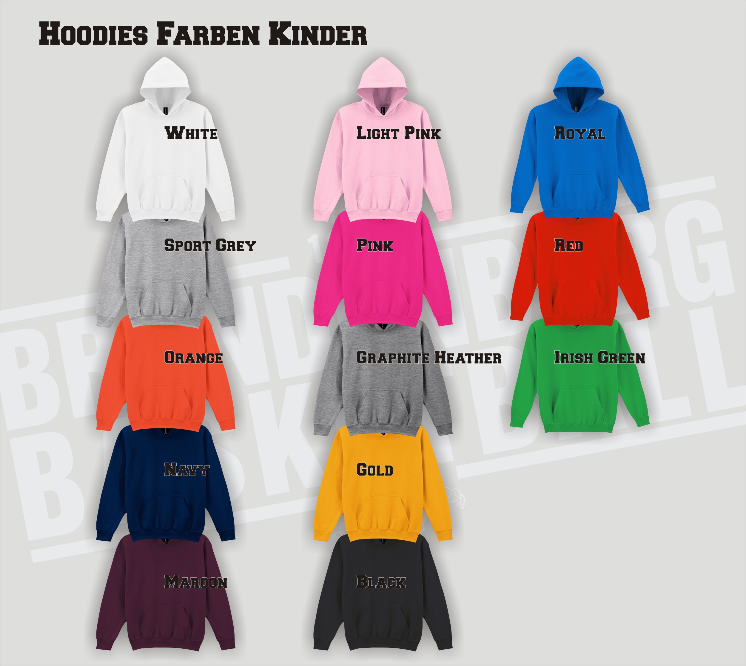 Basket Brandenburg • Hoodie • Kinder • div. Motive – Bild 2